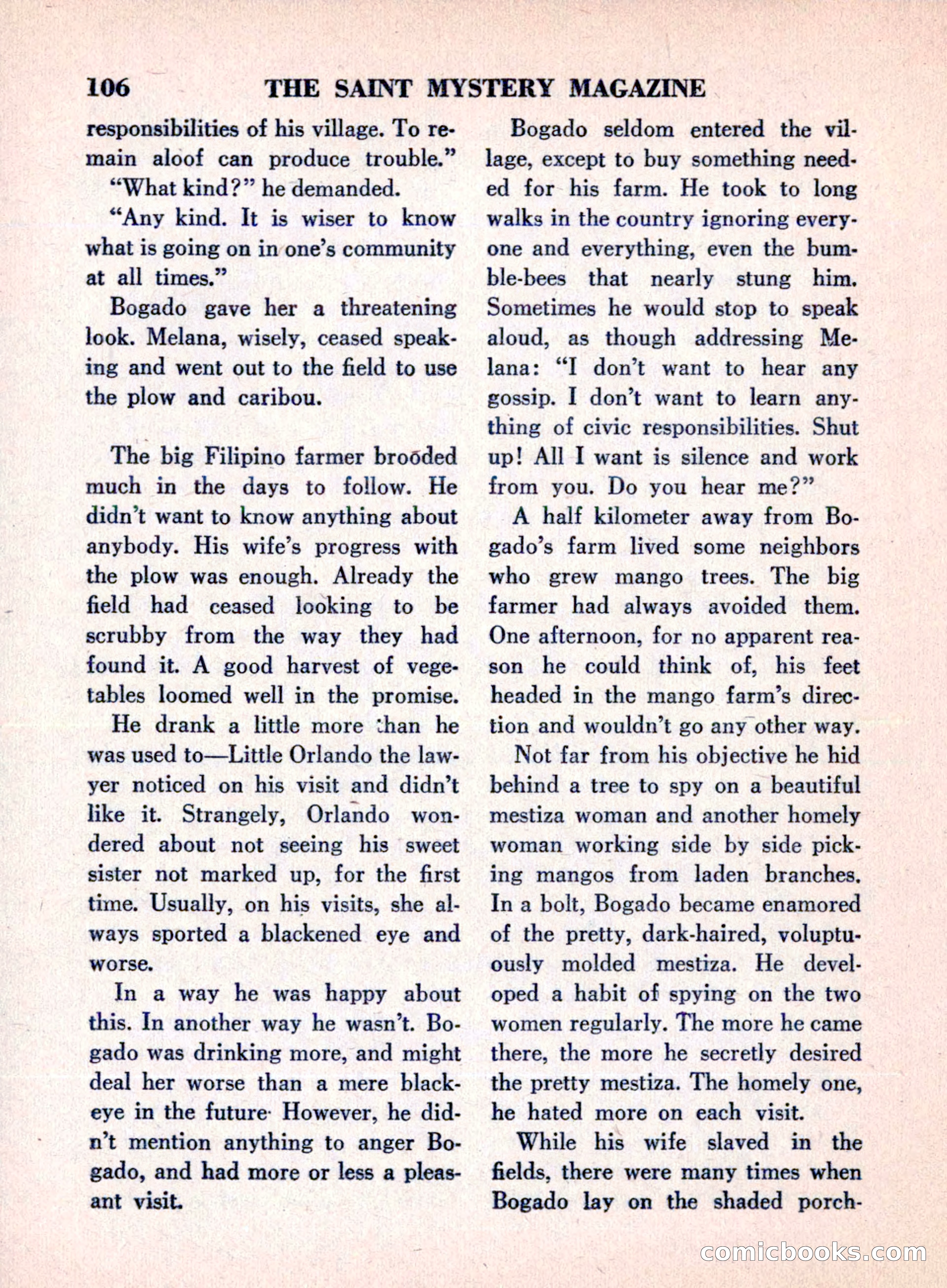 The Saint Mystery Magazine, August 1960 — page 108 of 132