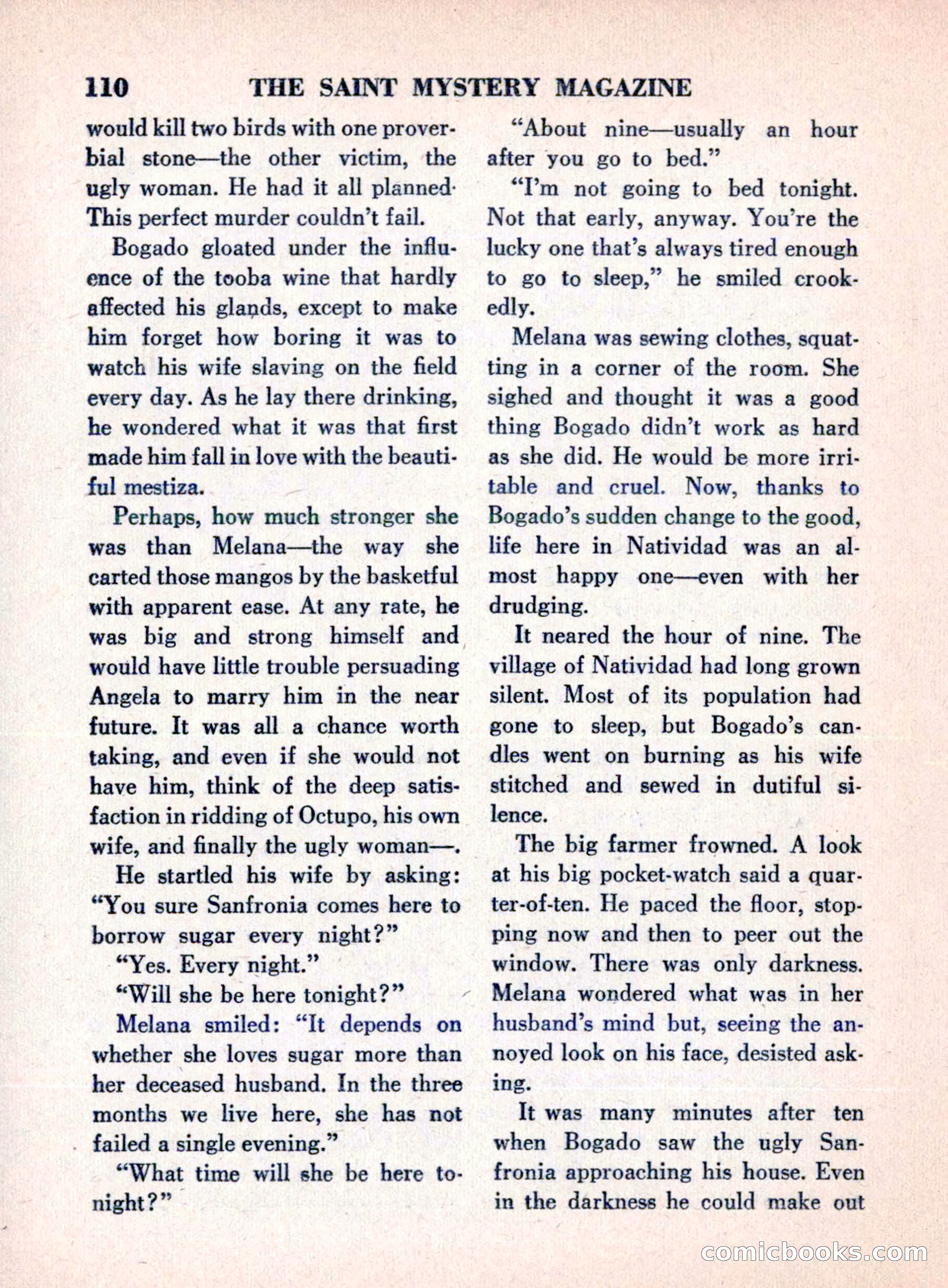 The Saint Mystery Magazine, August 1960 — page 112 of 132