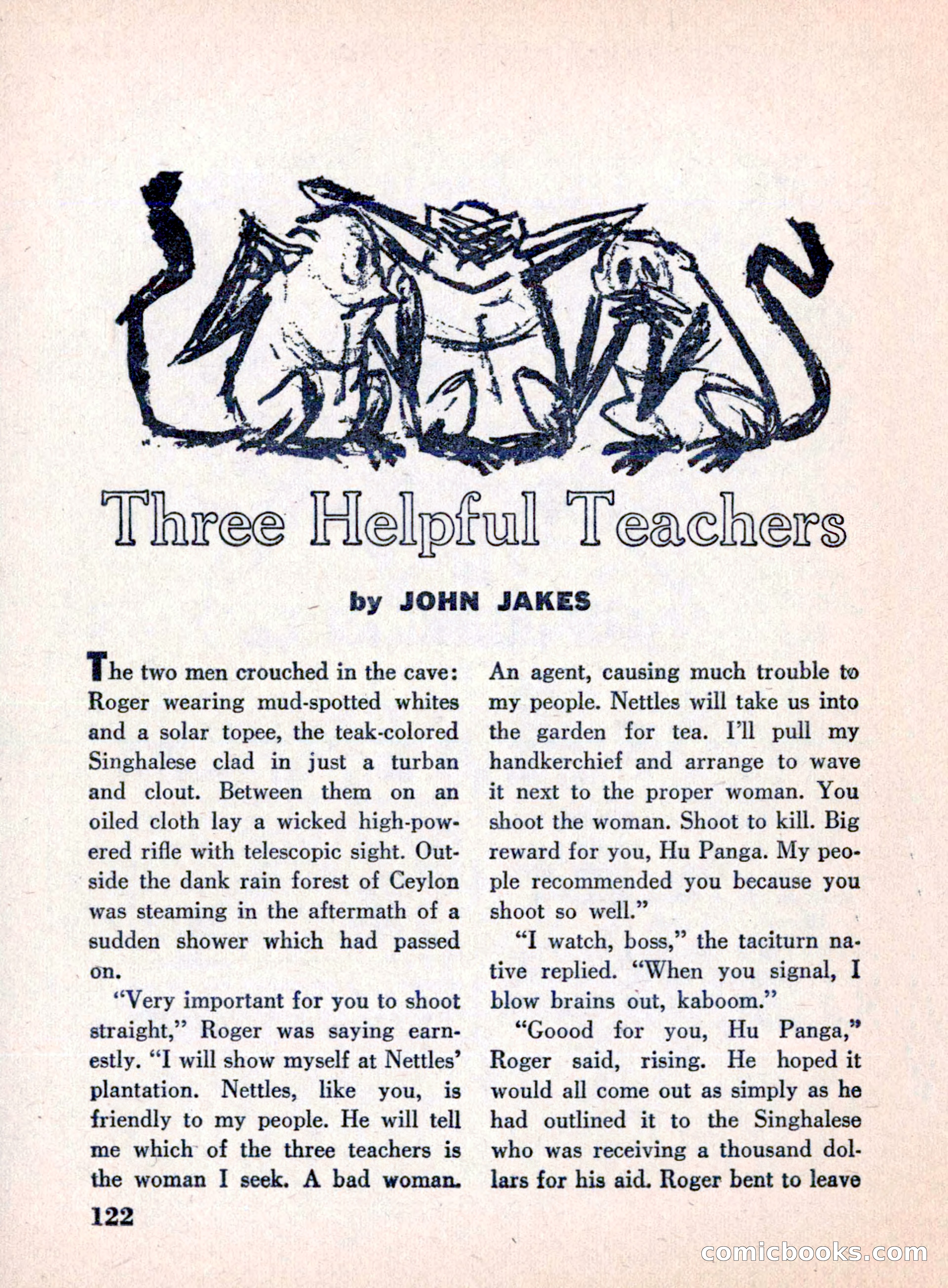 The Saint Mystery Magazine, August 1960 — page 124 of 132