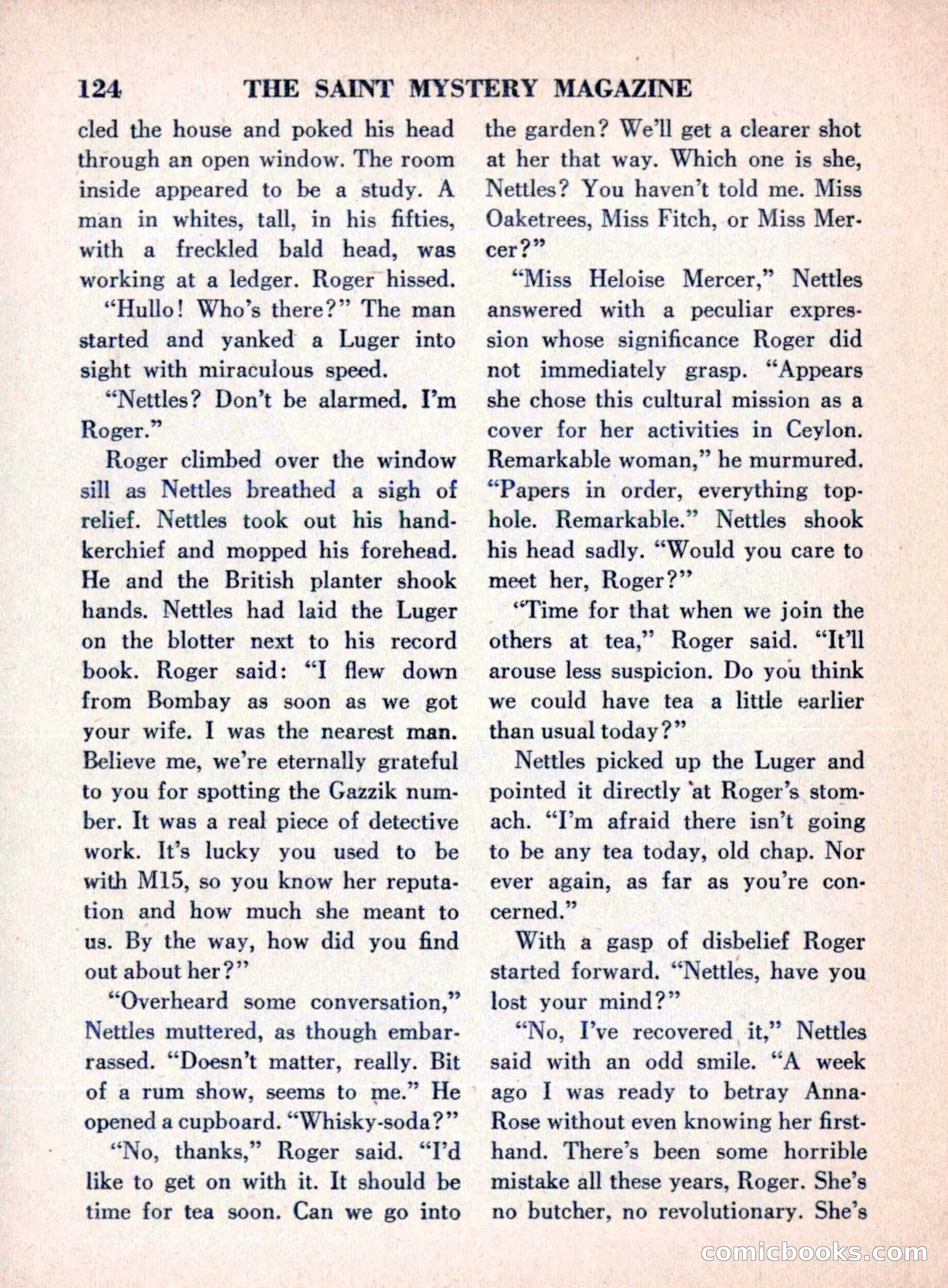 The Saint Mystery Magazine, August 1960 — page 126 of 132