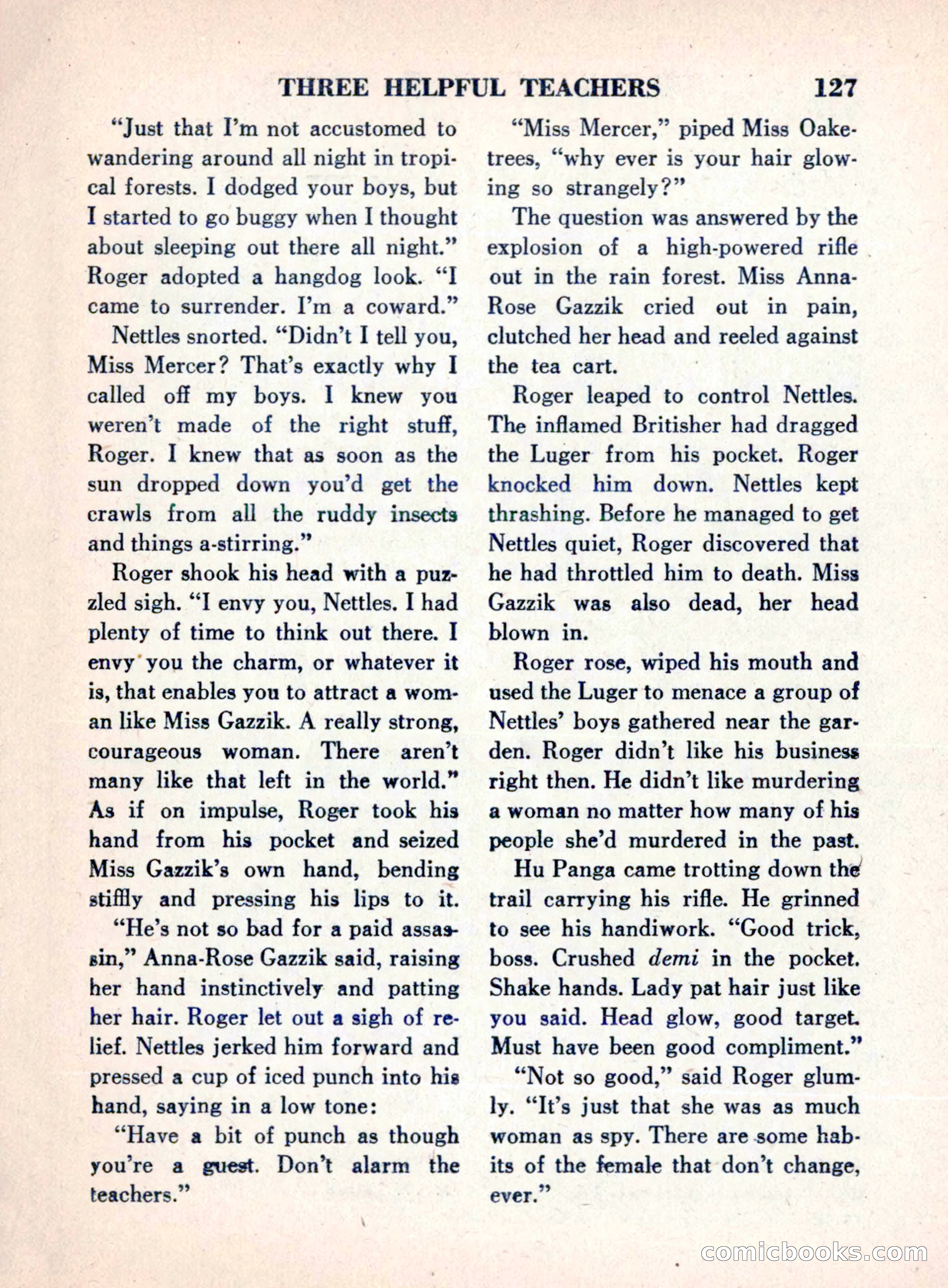 The Saint Mystery Magazine, August 1960 — page 129 of 132