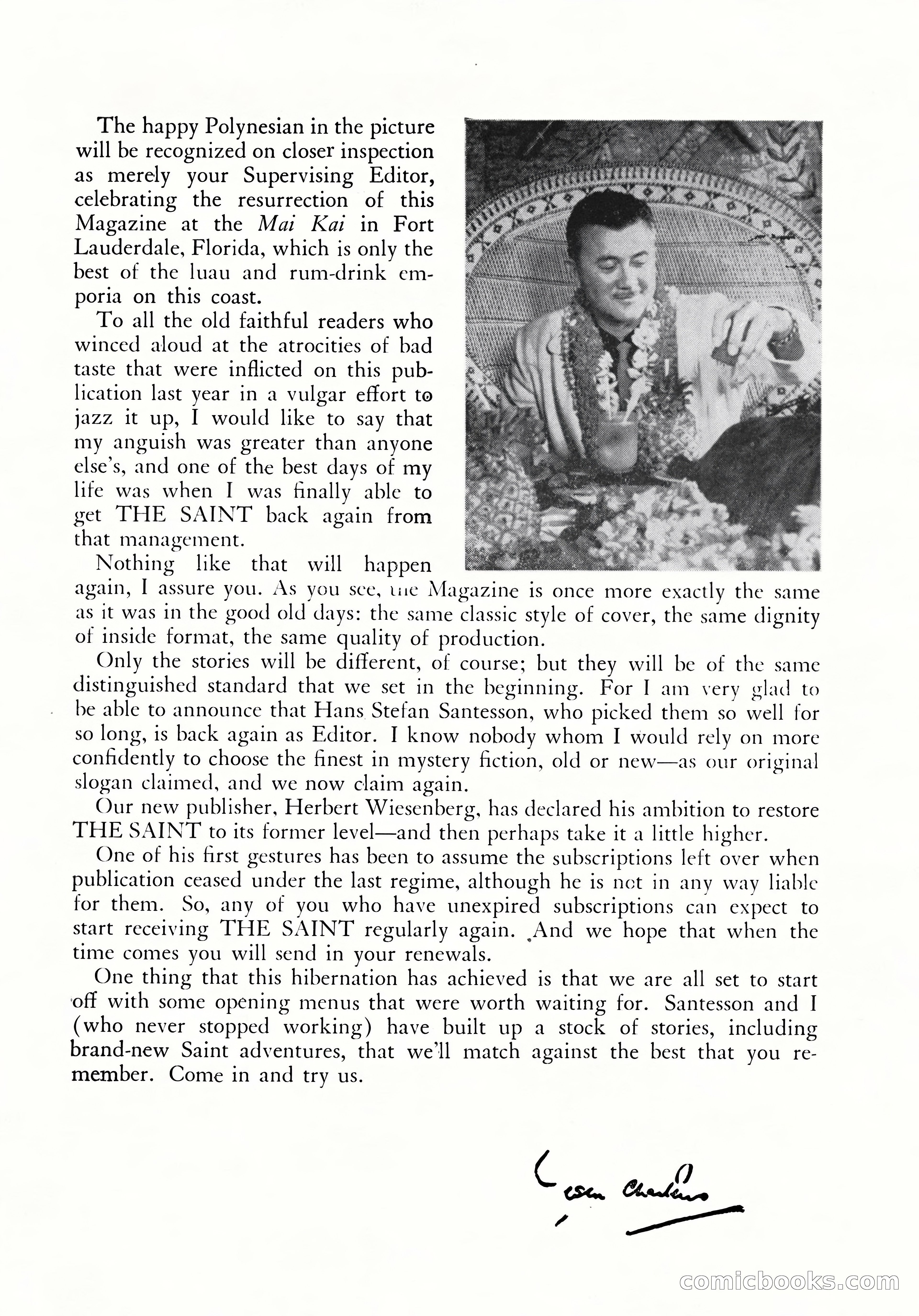 The Saint Mystery Magazine, September 1961 — page 2 of 132