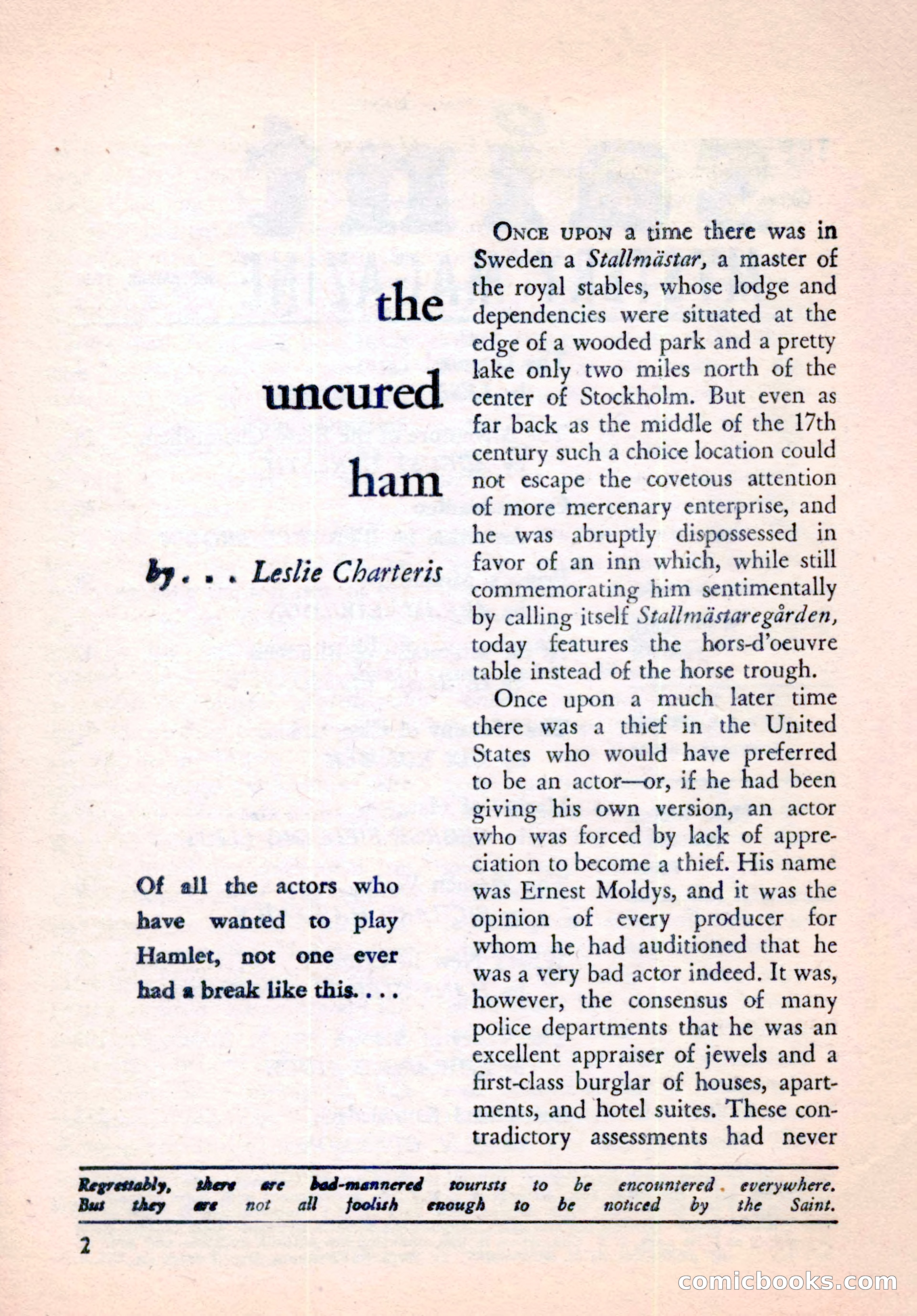 The Saint Mystery Magazine, September 1961 — page 4 of 132