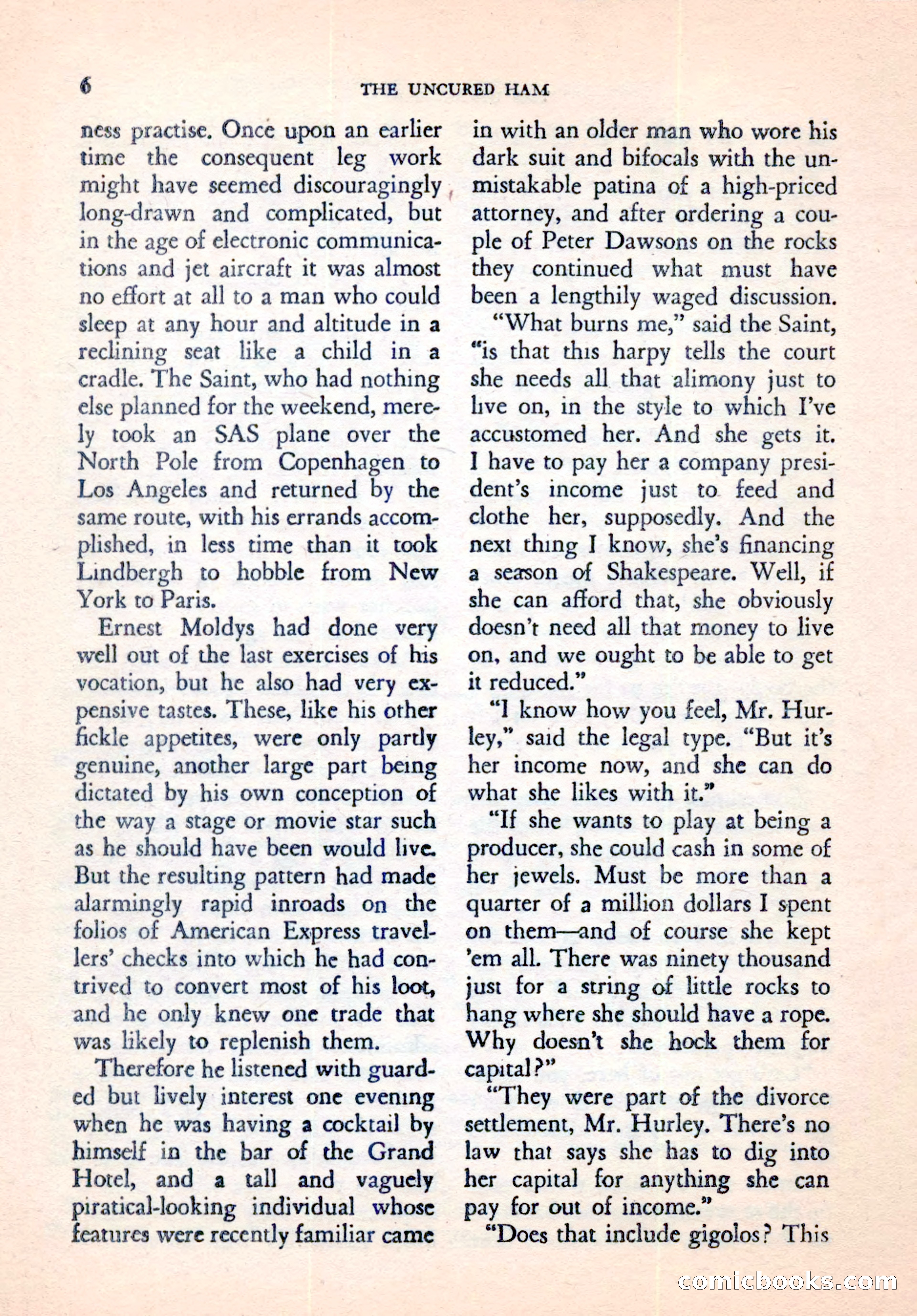 The Saint Mystery Magazine, September 1961 — page 8 of 132