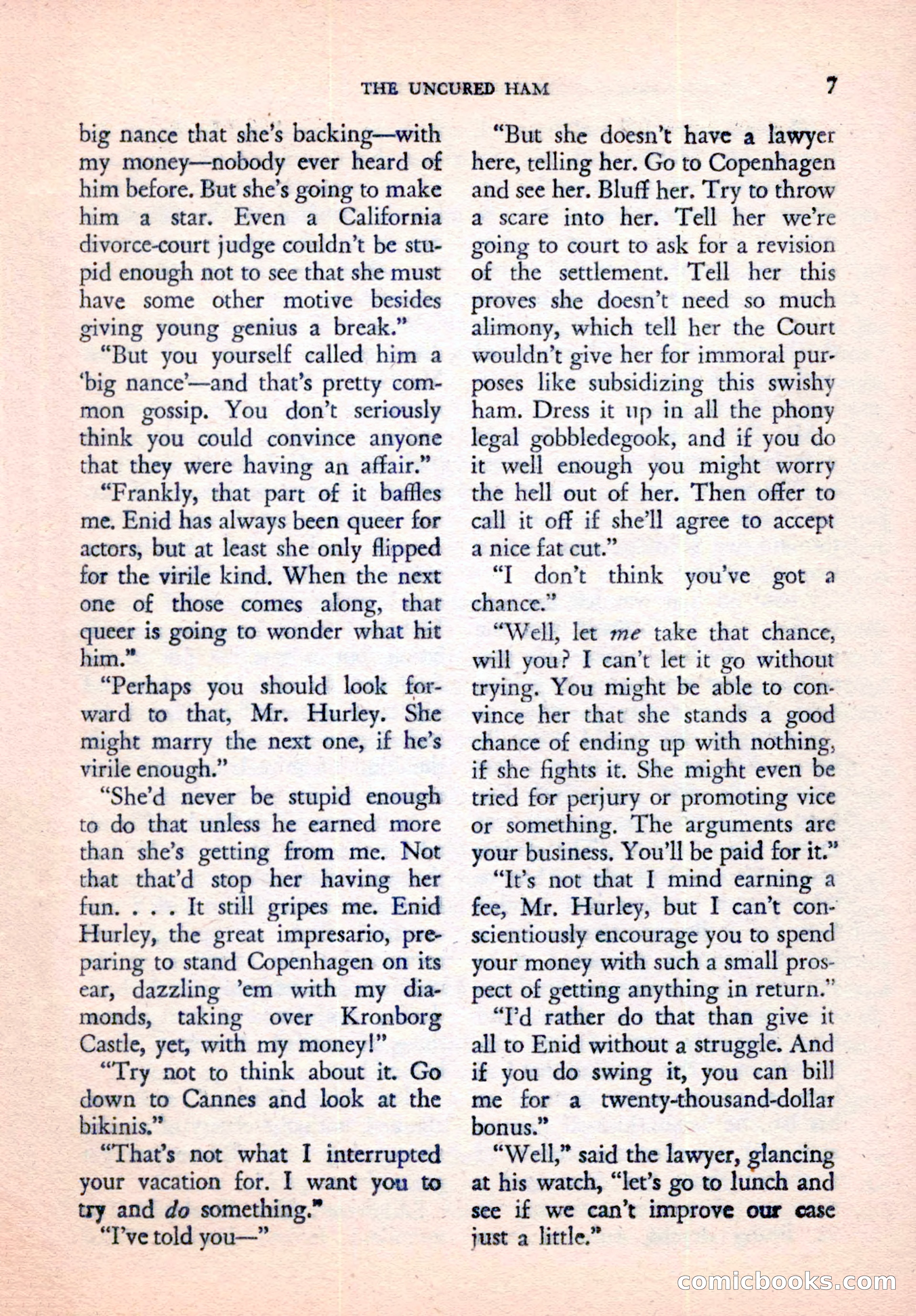 The Saint Mystery Magazine, September 1961 — page 9 of 132