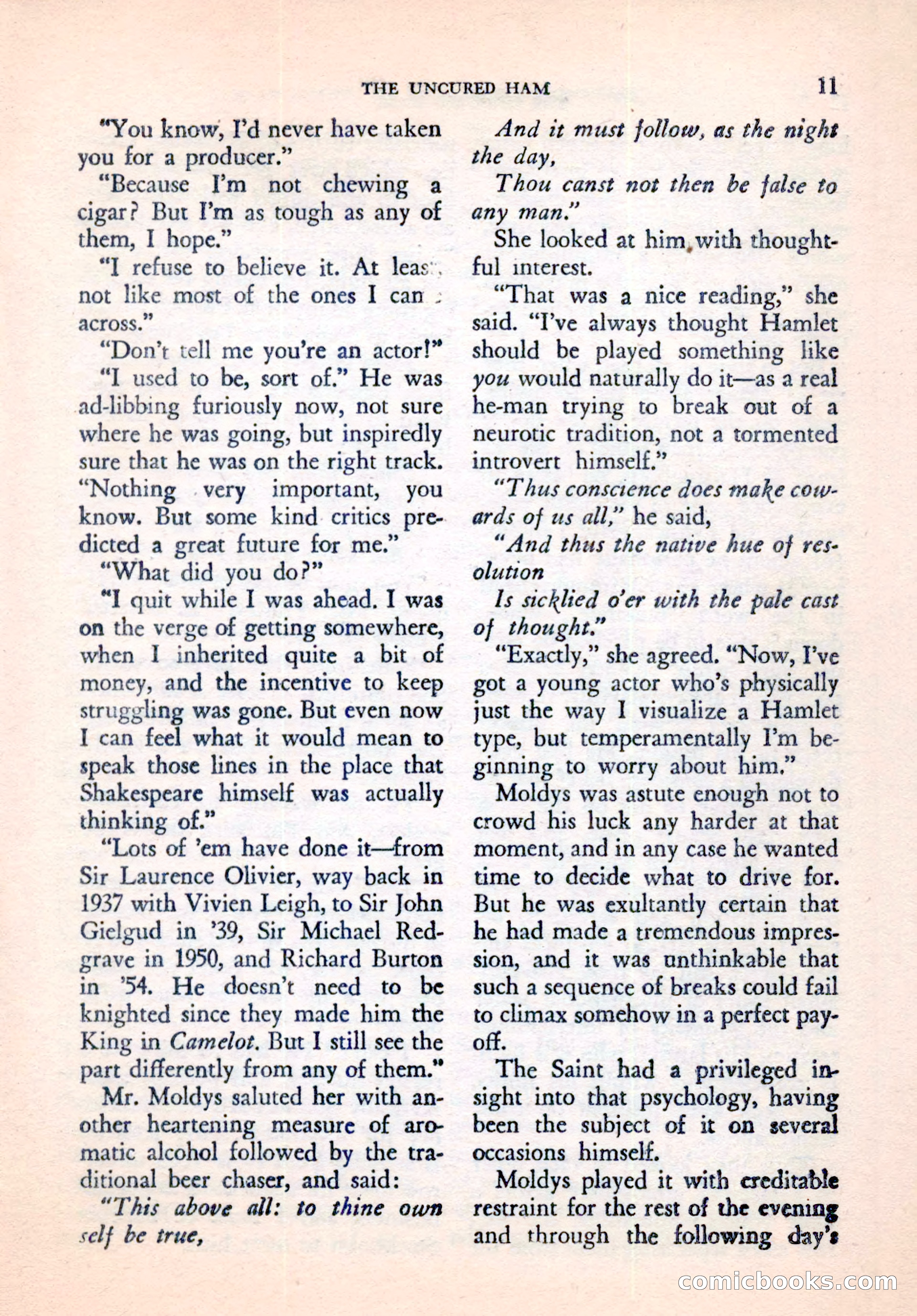 The Saint Mystery Magazine, September 1961 — page 13 of 132