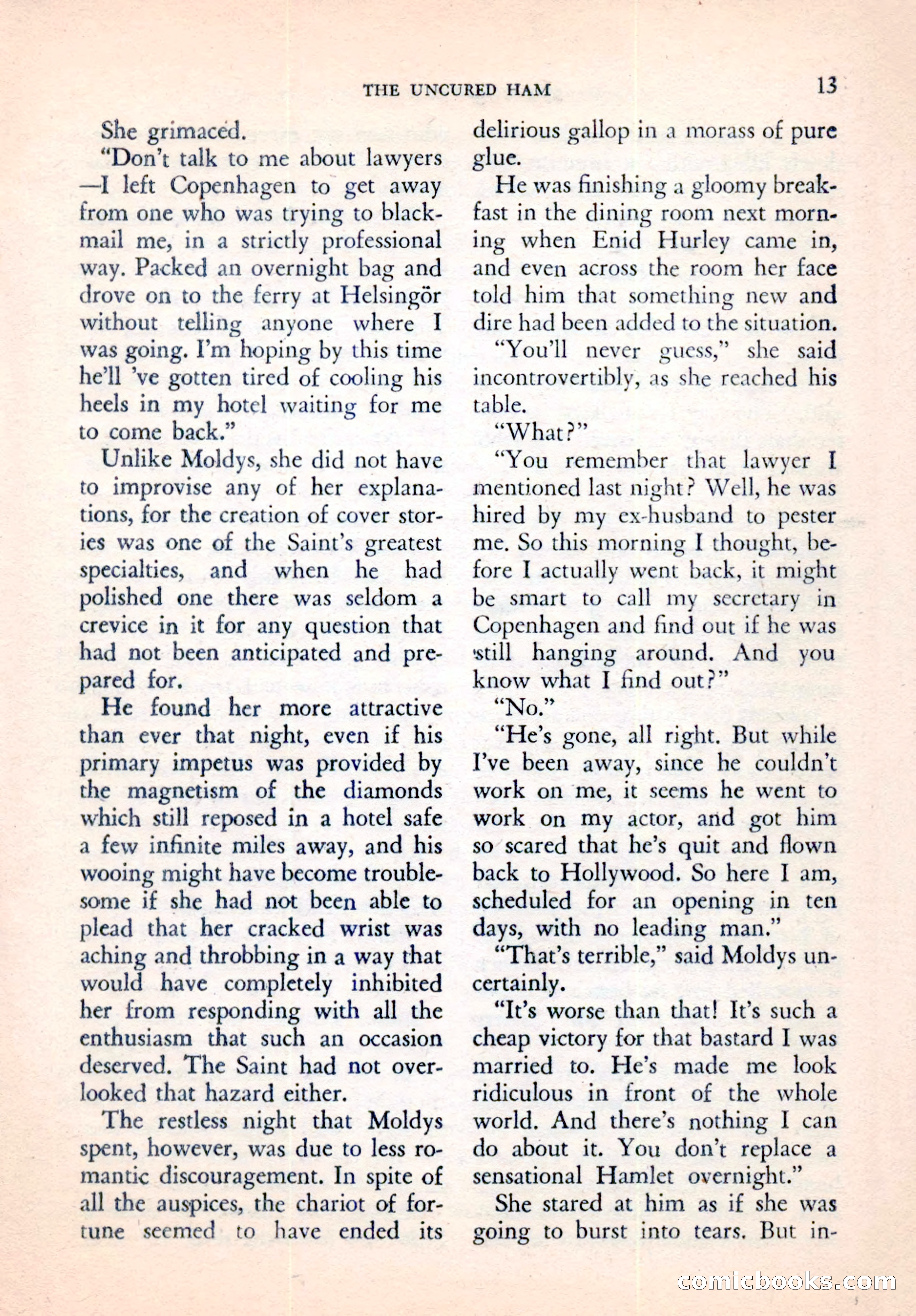 The Saint Mystery Magazine, September 1961 — page 15 of 132