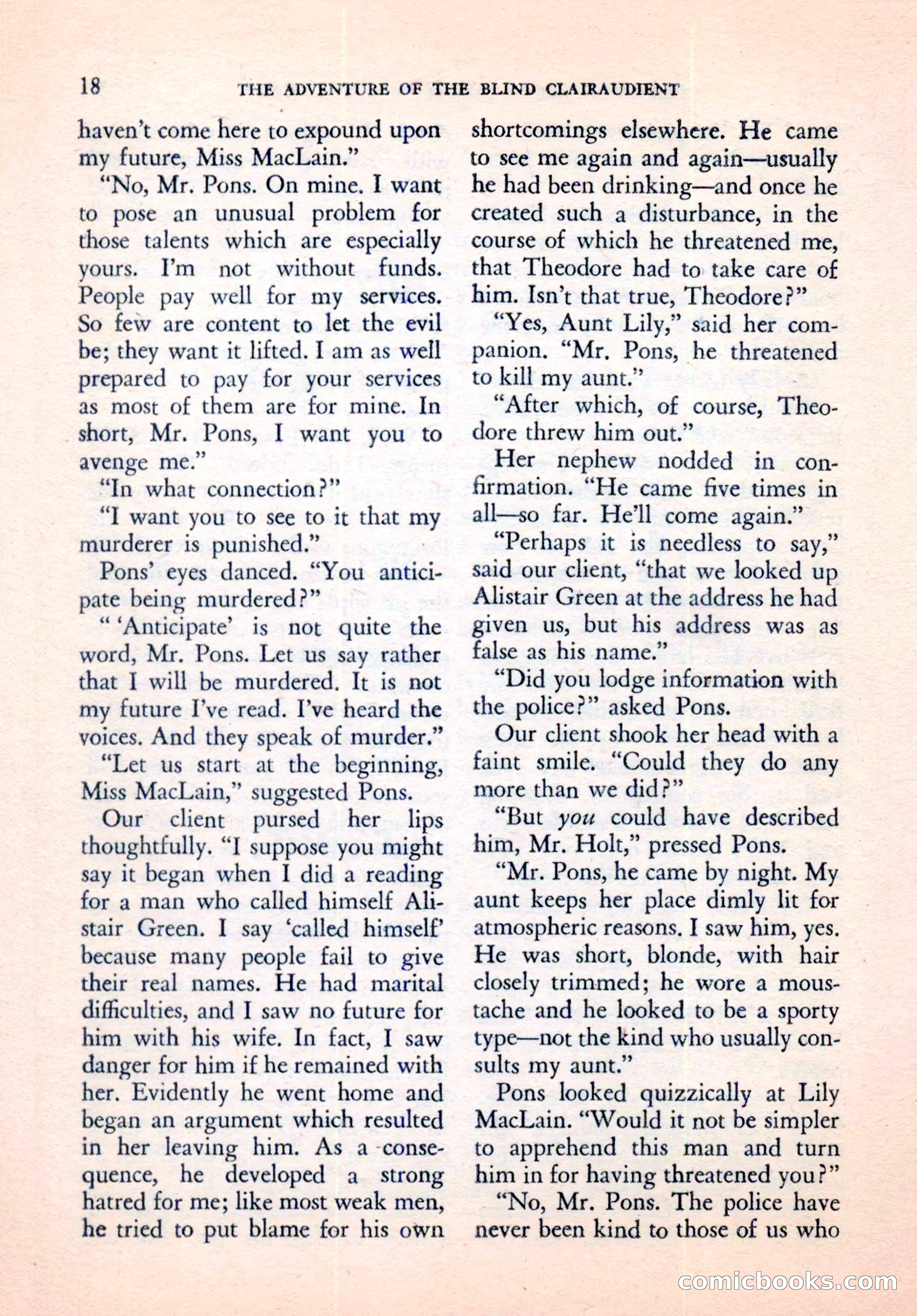 The Saint Mystery Magazine, September 1961 — page 20 of 132
