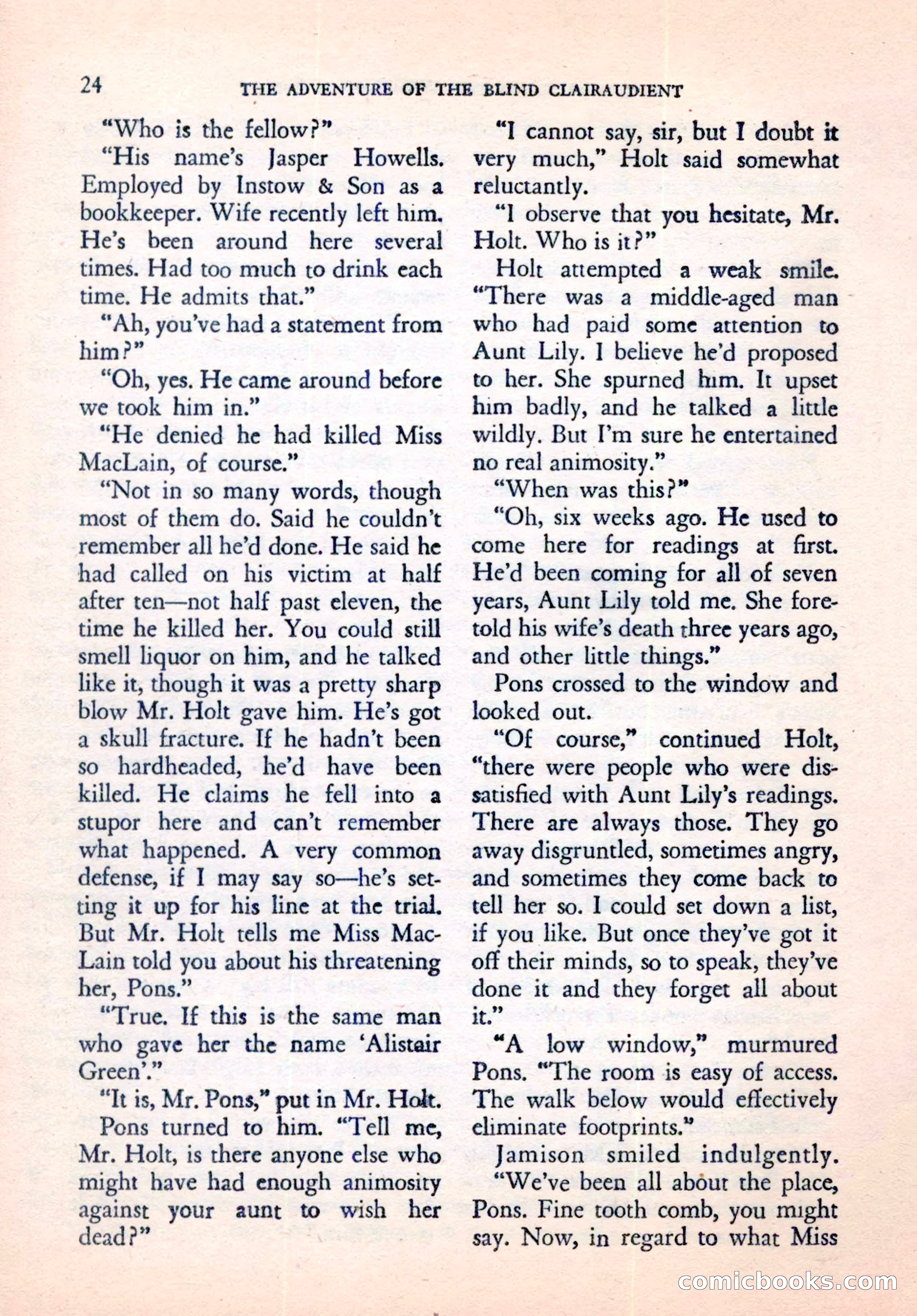 The Saint Mystery Magazine, September 1961 — page 26 of 132