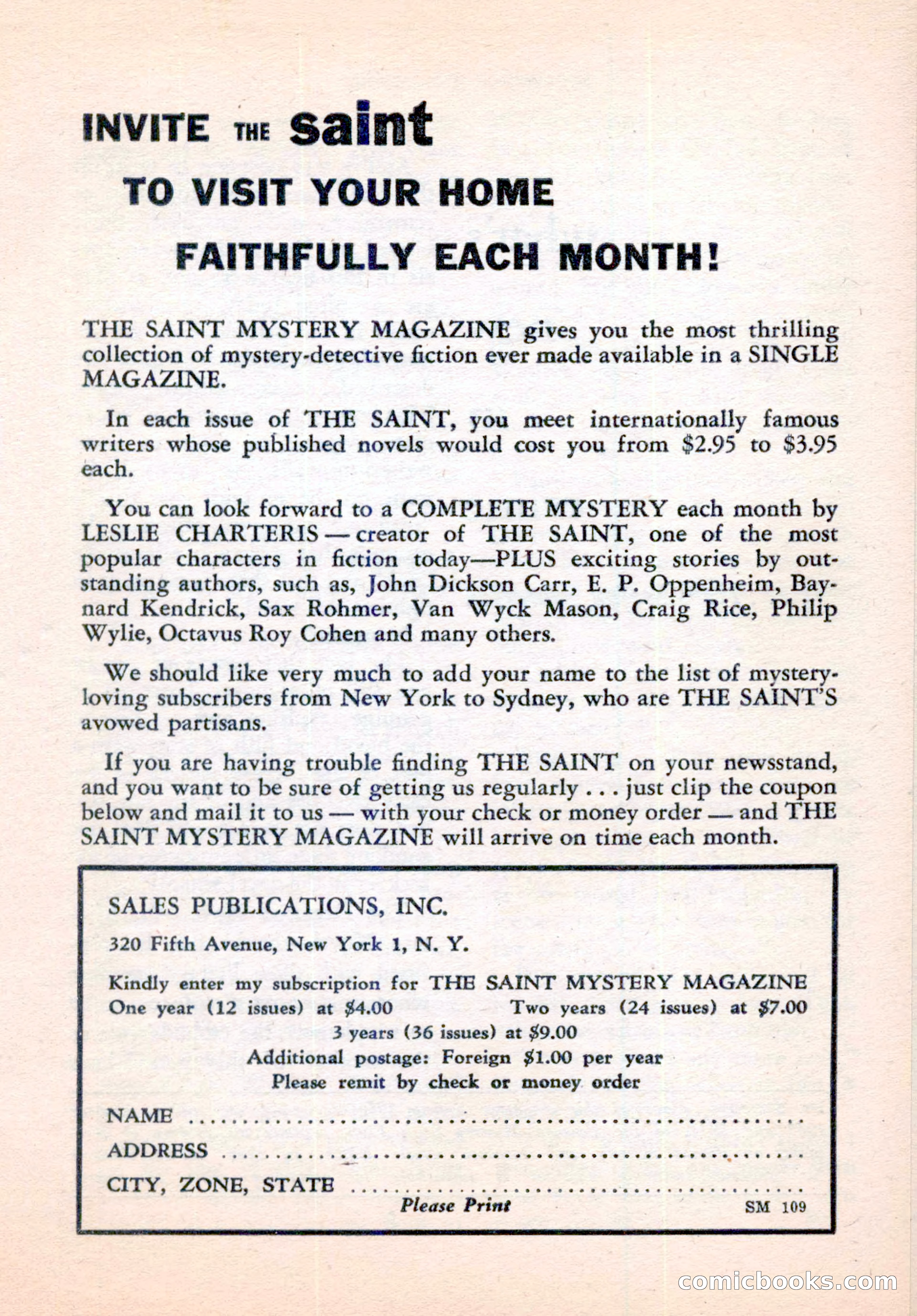 The Saint Mystery Magazine, September 1961 — page 99 of 132