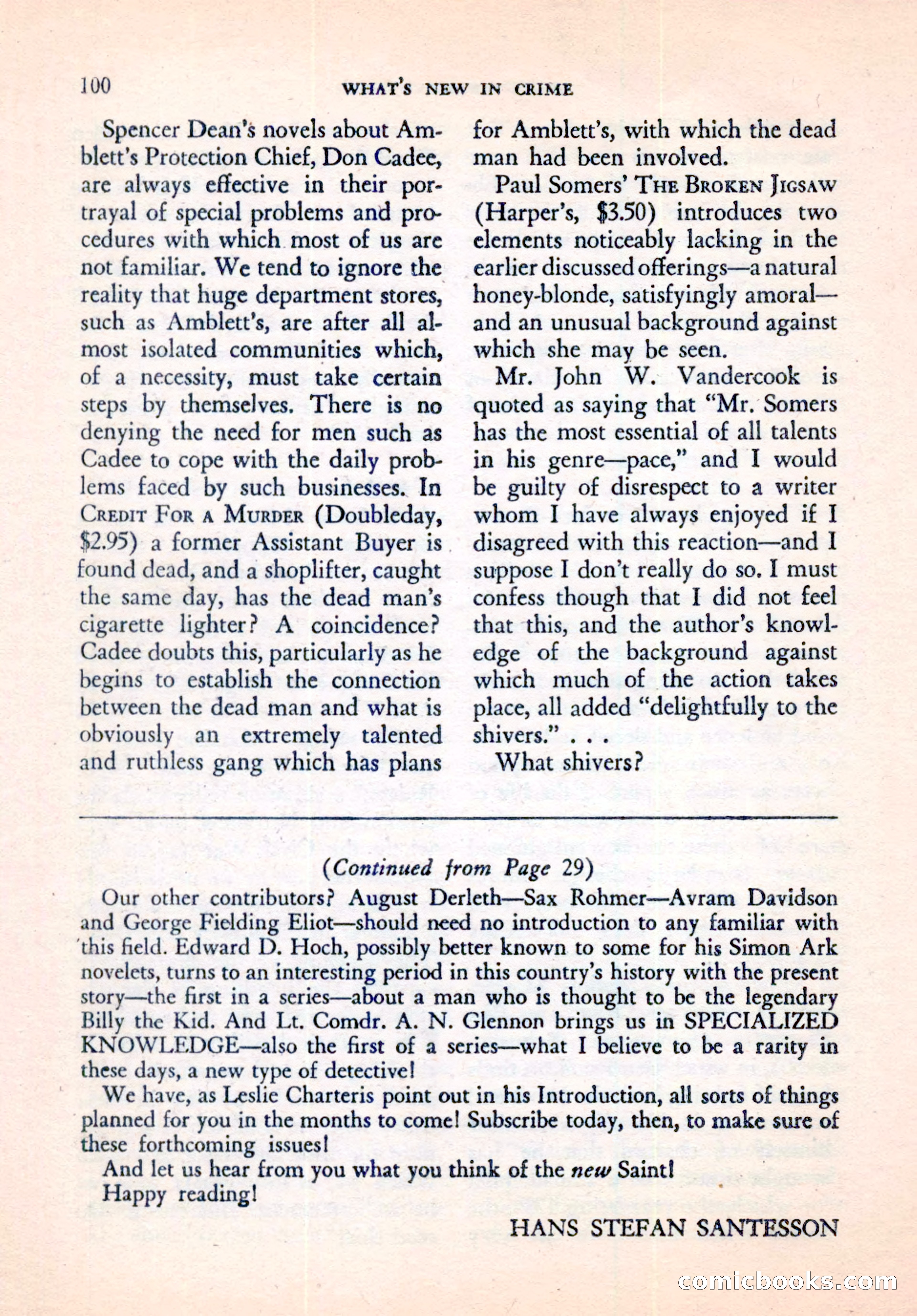 The Saint Mystery Magazine, September 1961 — page 102 of 132