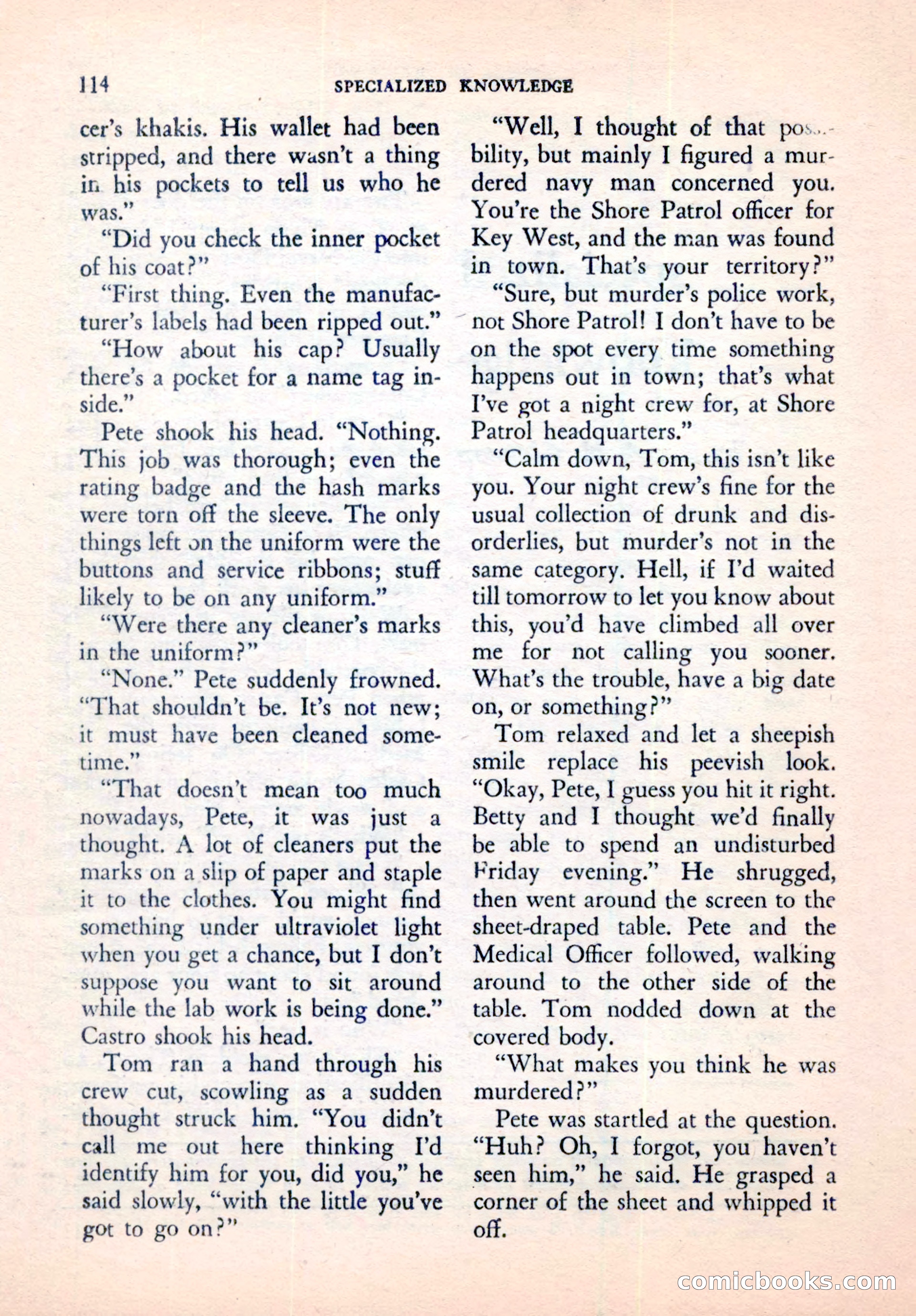 The Saint Mystery Magazine, September 1961 — page 116 of 132