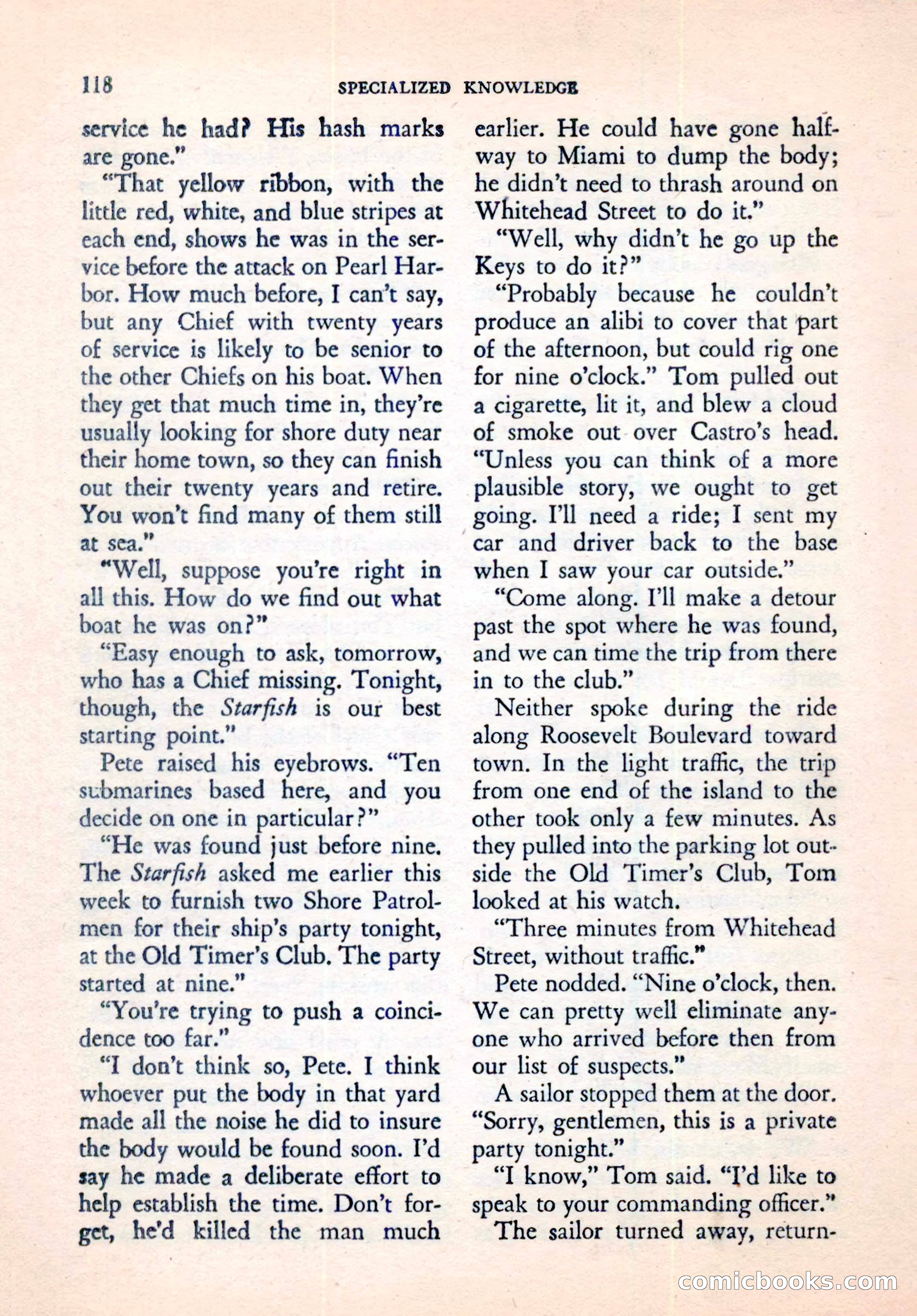 The Saint Mystery Magazine, September 1961 — page 120 of 132