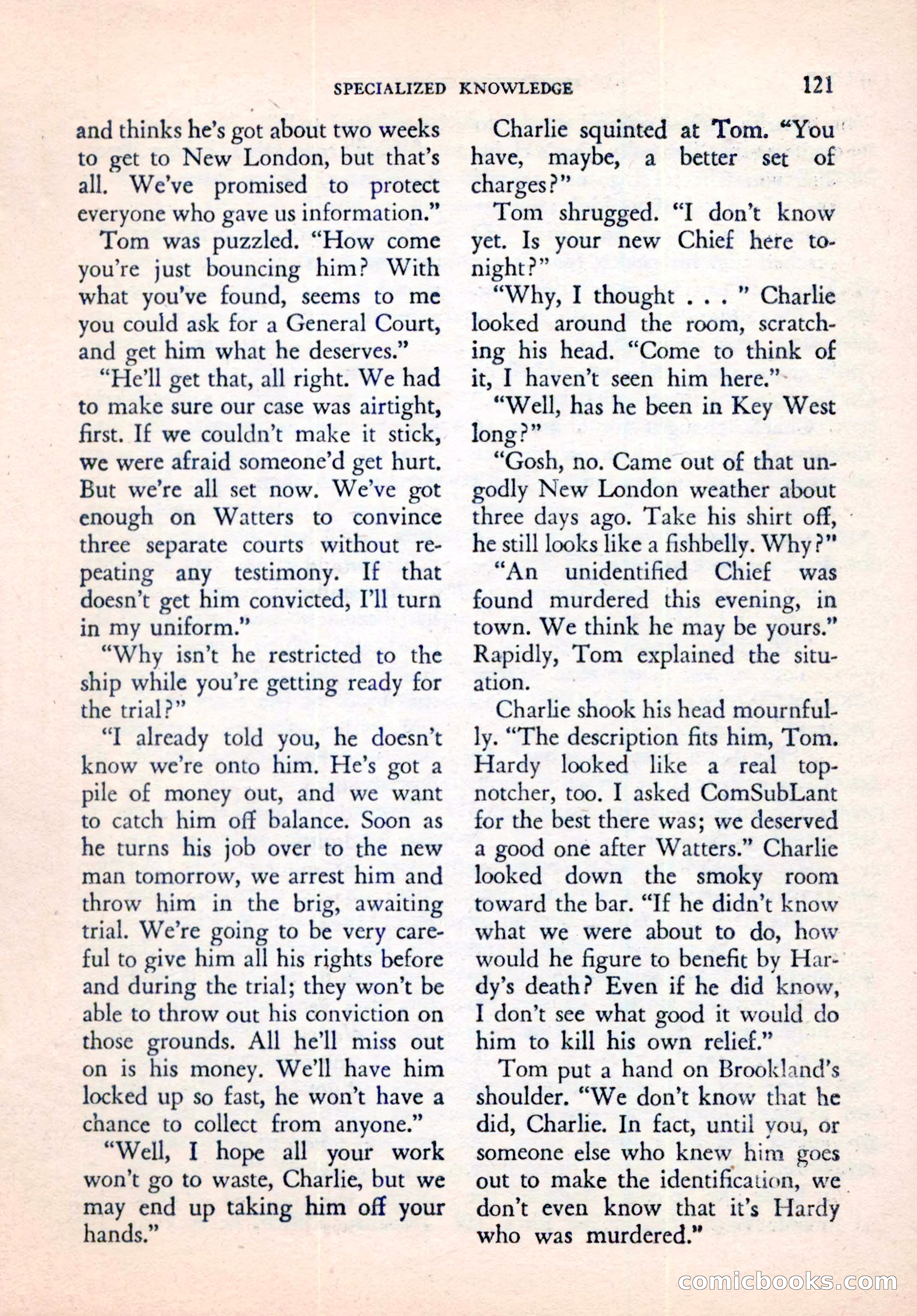 The Saint Mystery Magazine, September 1961 — page 123 of 132
