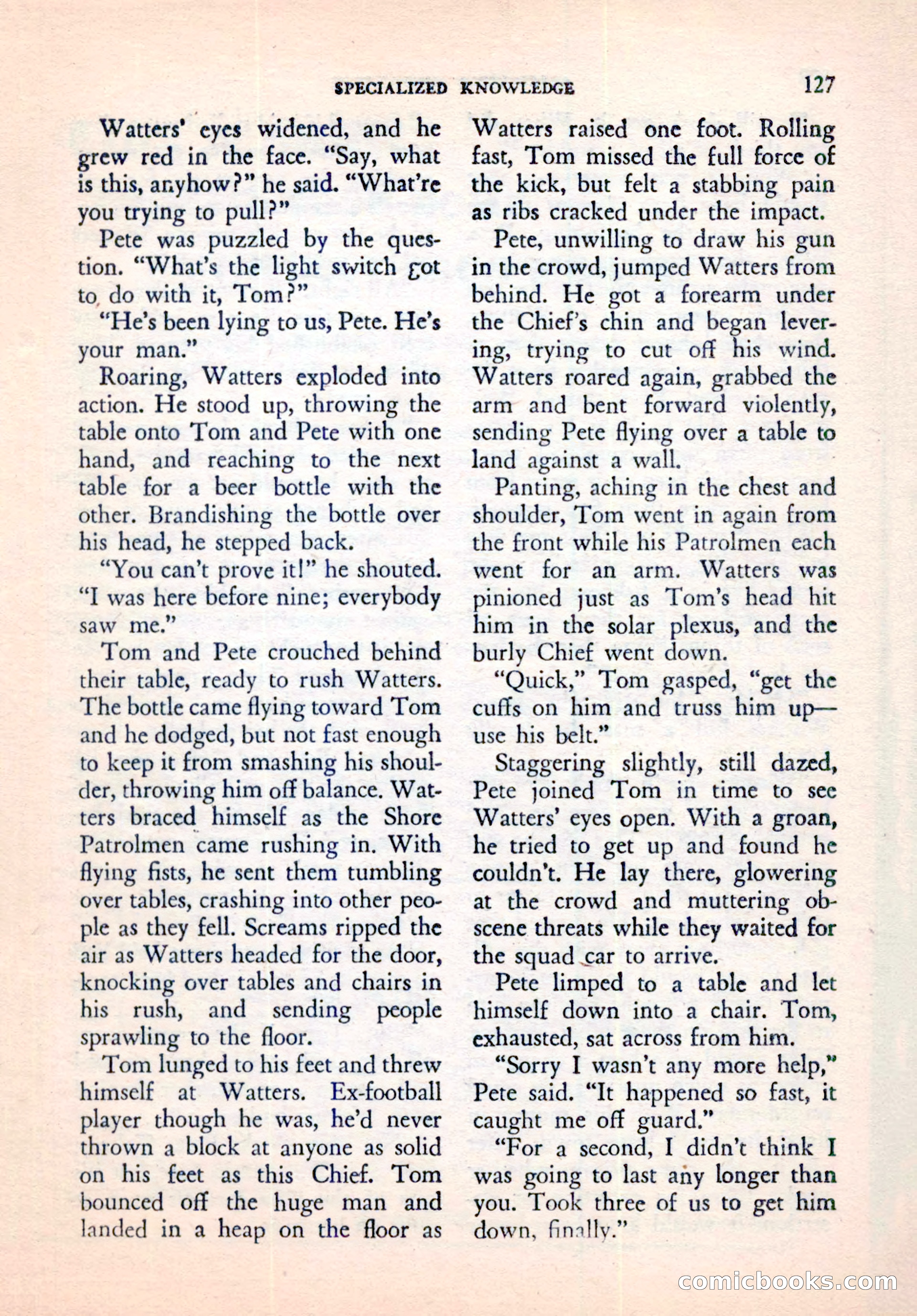 The Saint Mystery Magazine, September 1961 — page 129 of 132