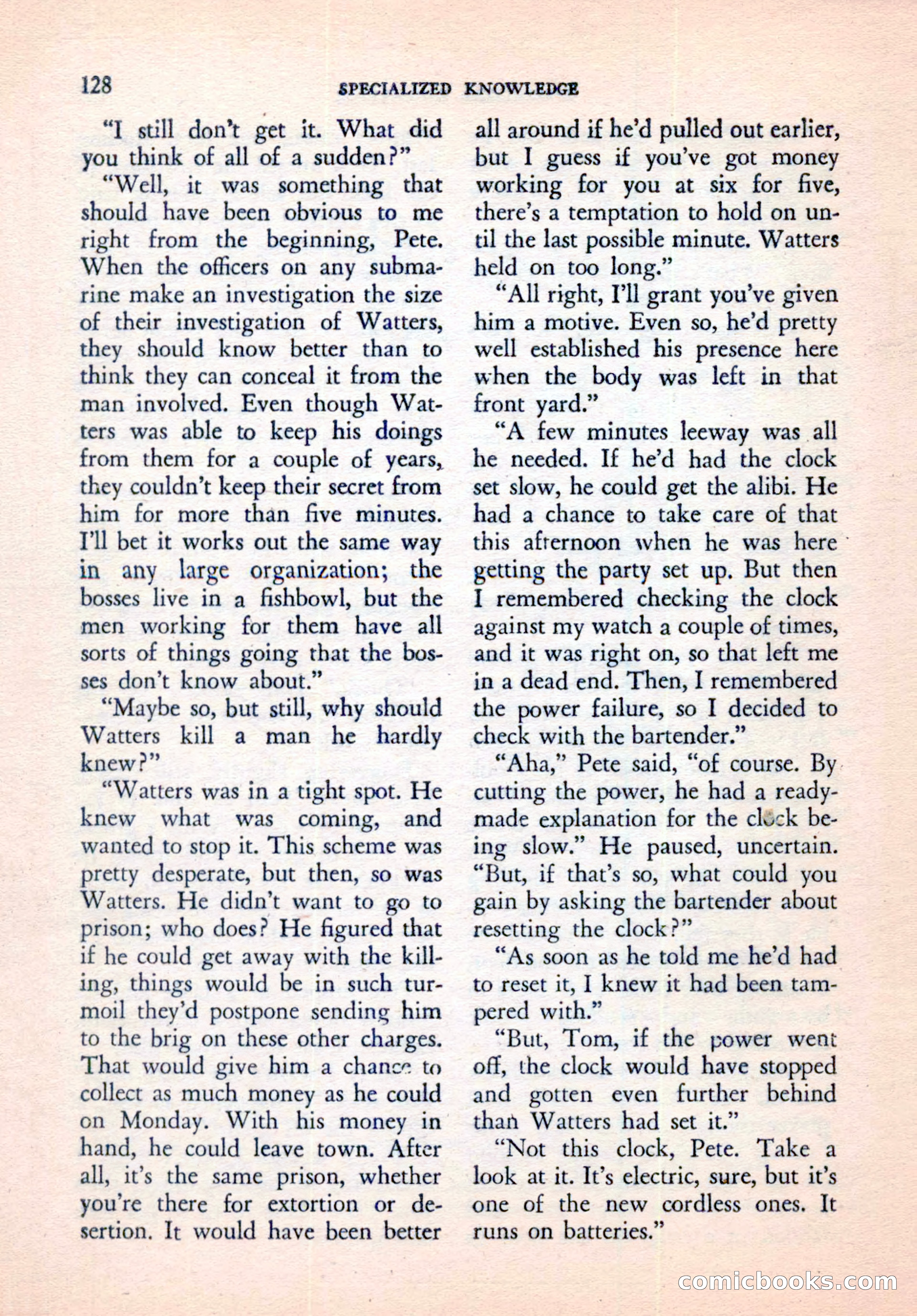 The Saint Mystery Magazine, September 1961 — page 130 of 132