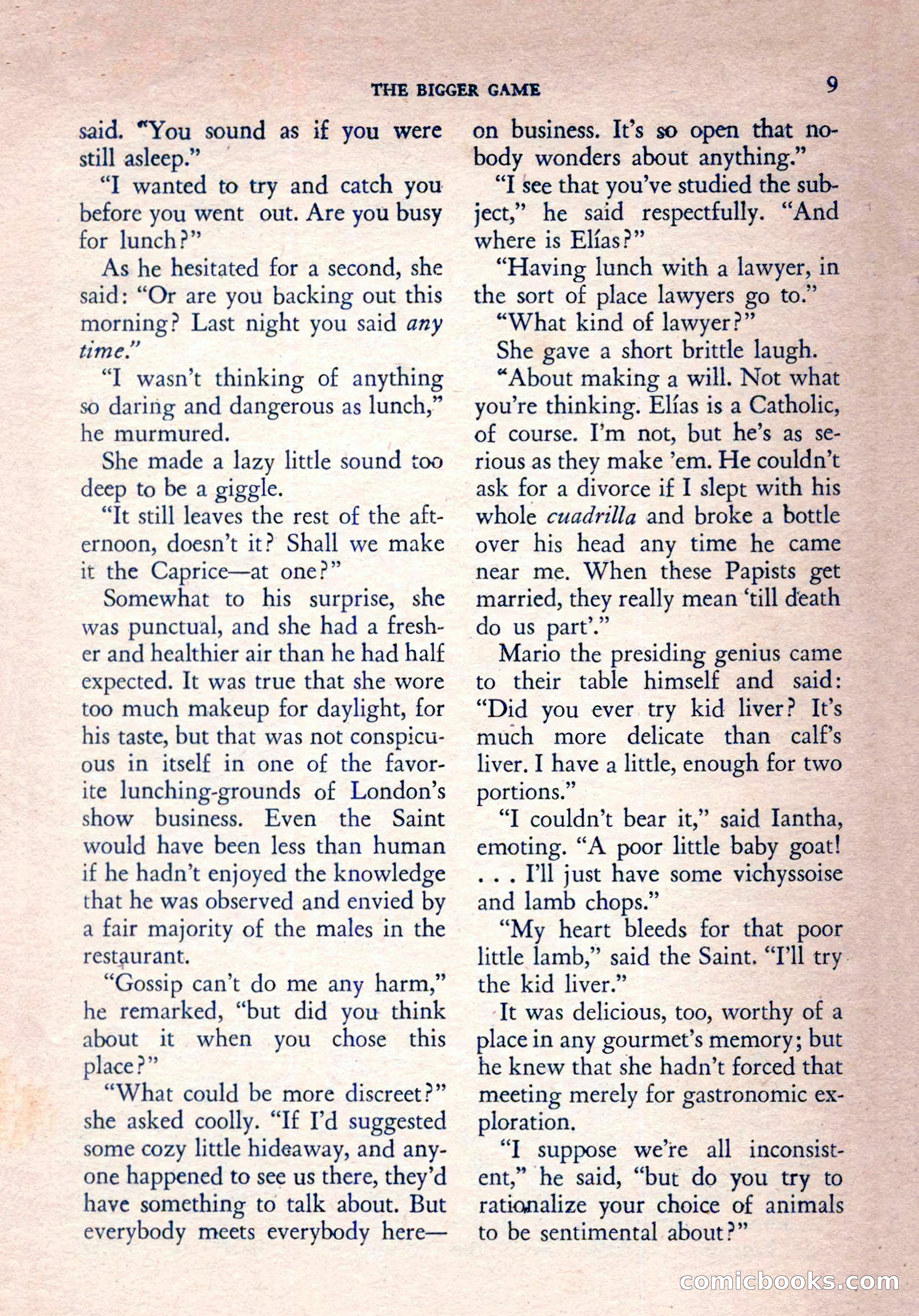 The Saint Mystery Magazine, Vol. 15, No. 2 — page 11 of 132