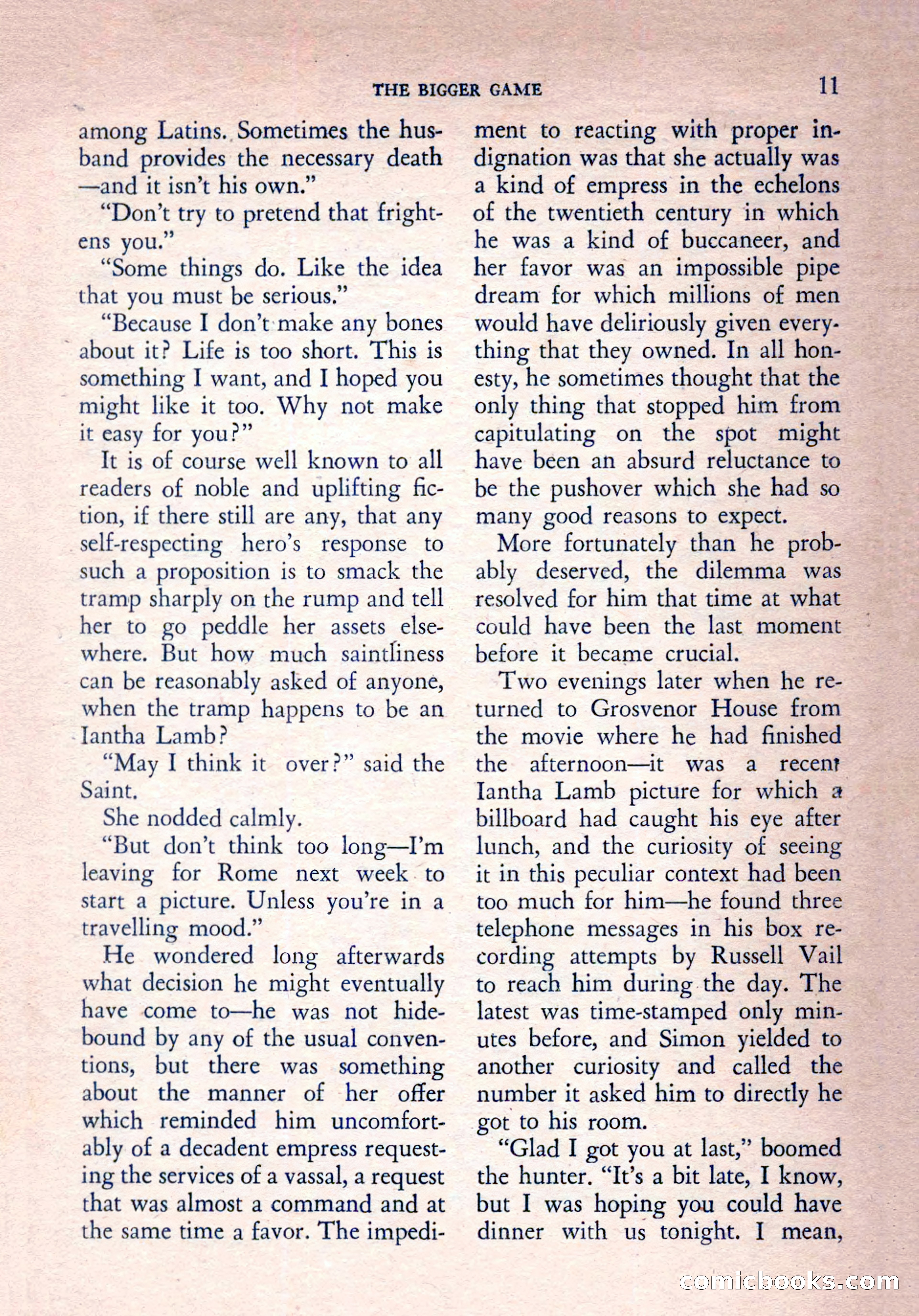 The Saint Mystery Magazine, Vol. 15, No. 2 — page 13 of 132