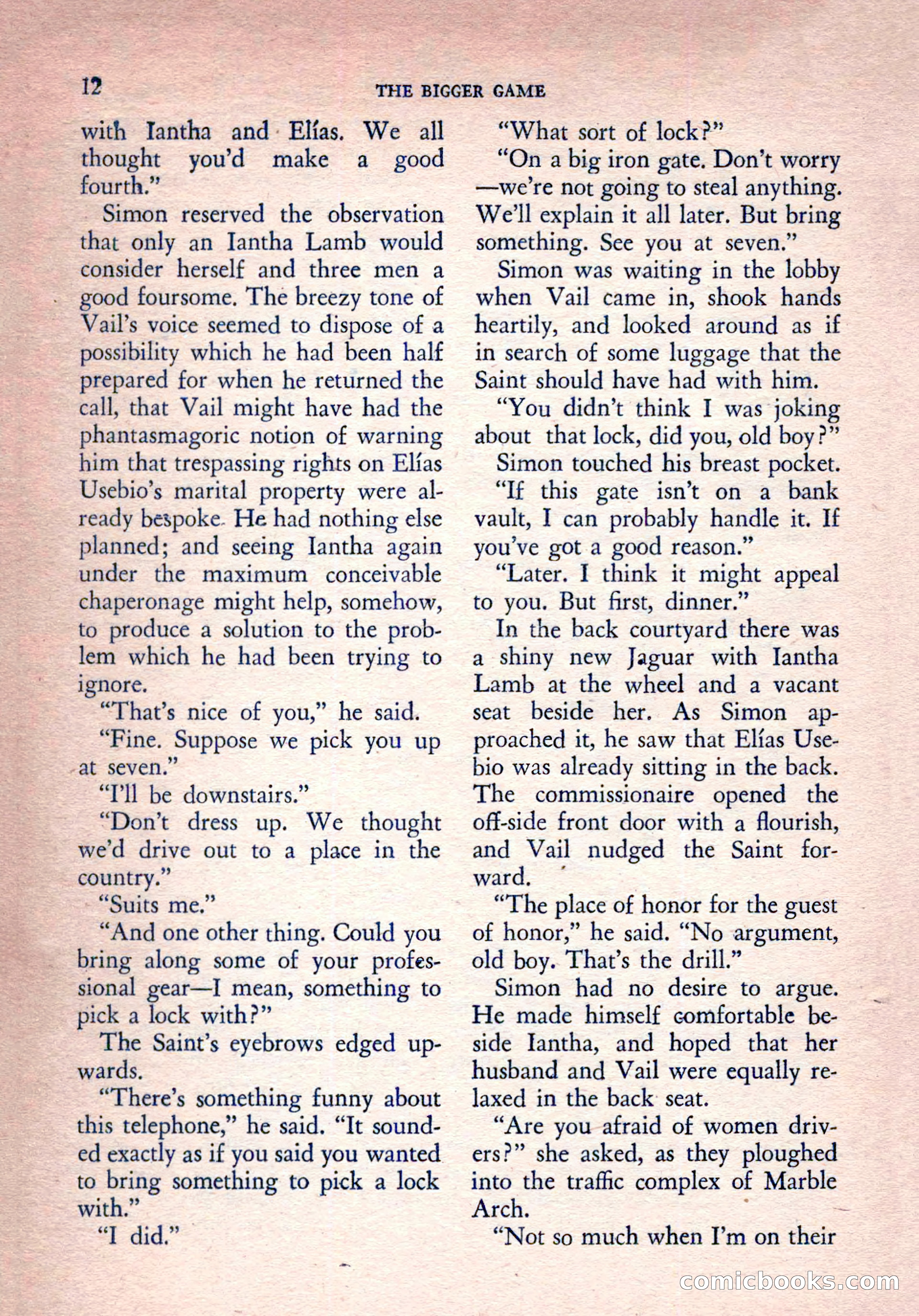 The Saint Mystery Magazine, Vol. 15, No. 2 — page 14 of 132