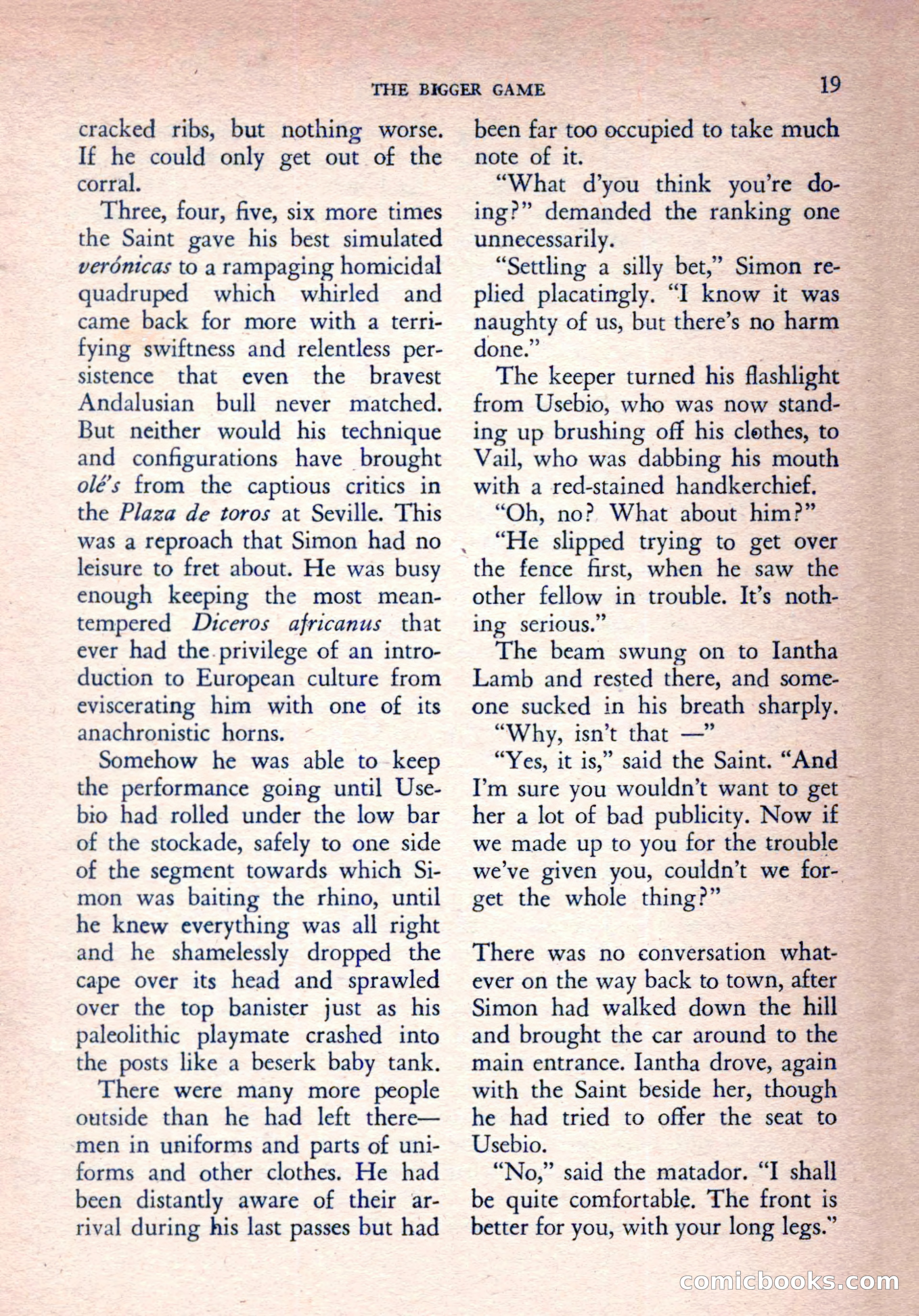 The Saint Mystery Magazine, Vol. 15, No. 2 — page 21 of 132