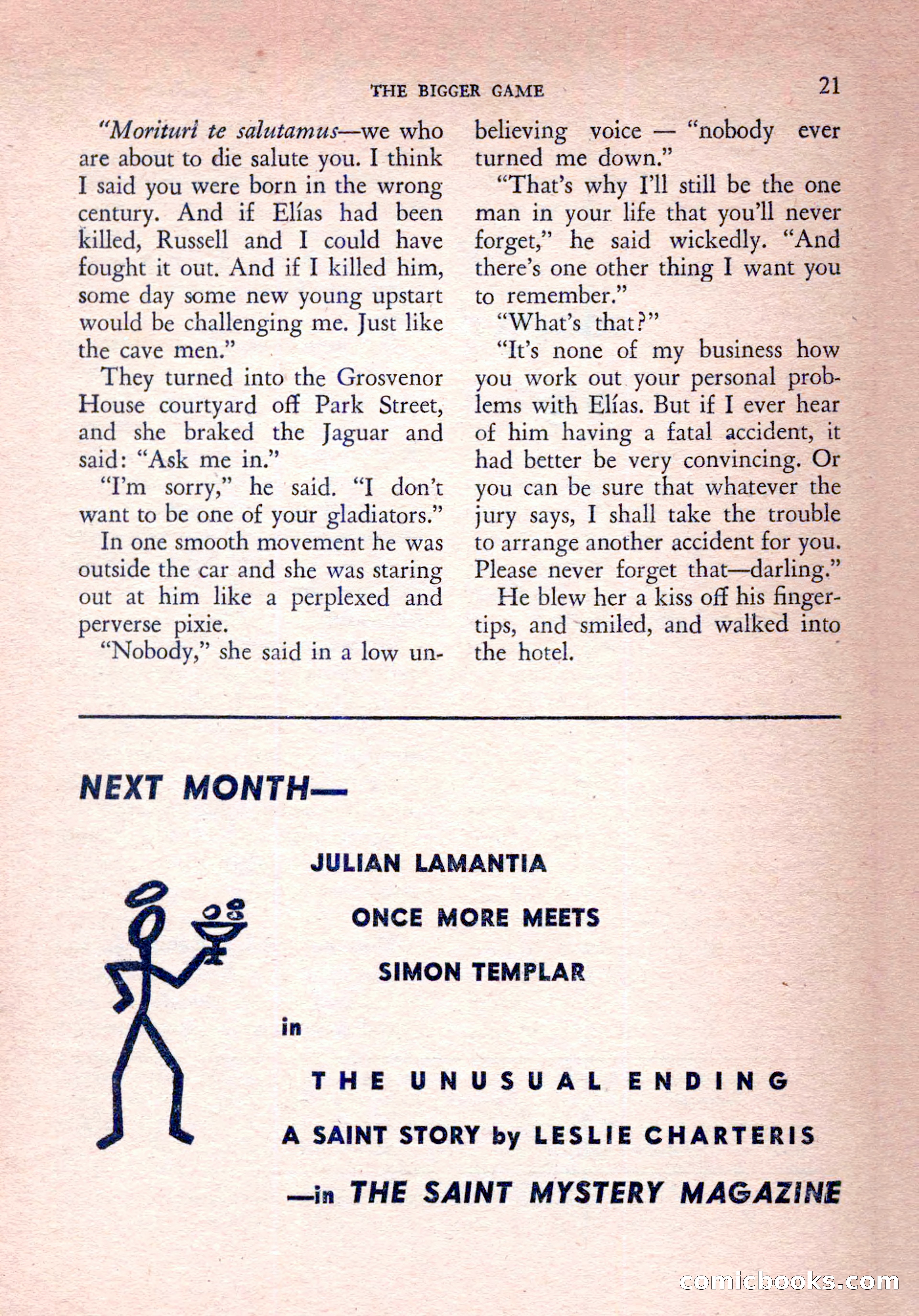 The Saint Mystery Magazine, Vol. 15, No. 2 — page 23 of 132