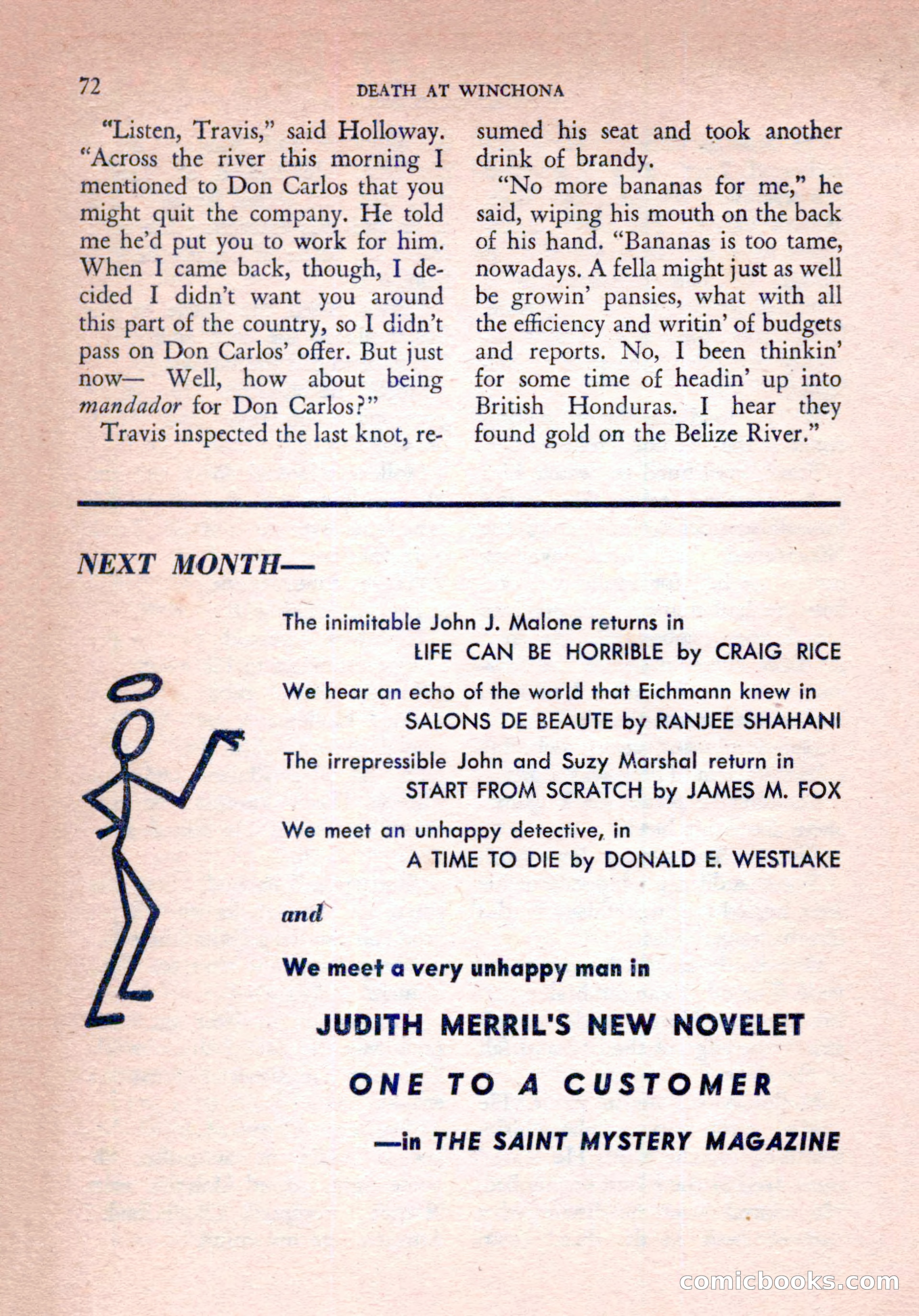 The Saint Mystery Magazine, Vol. 15, No. 2 — page 74 of 132