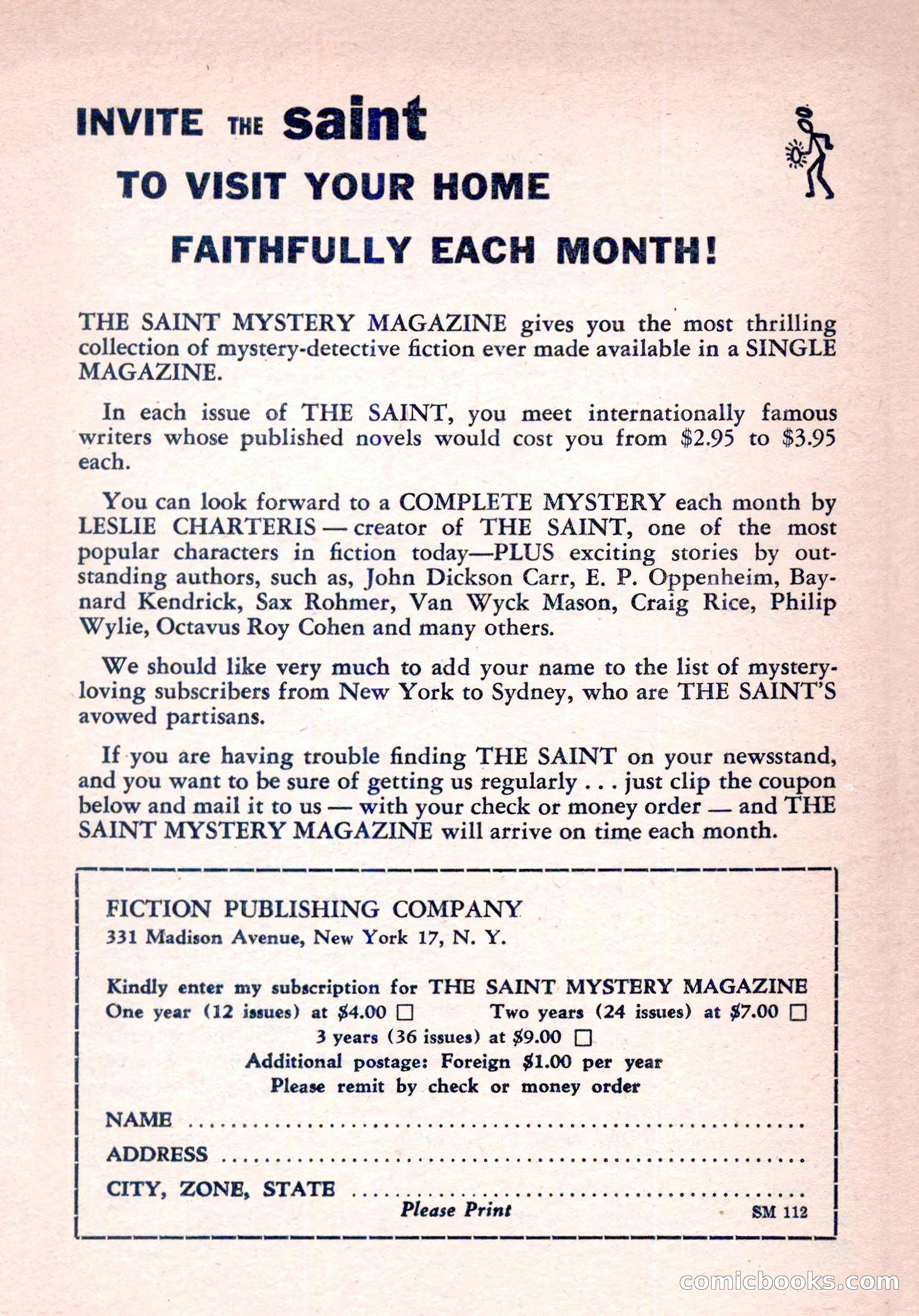 The Saint Mystery Magazine, Vol. 15, No. 2 — page 111 of 132
