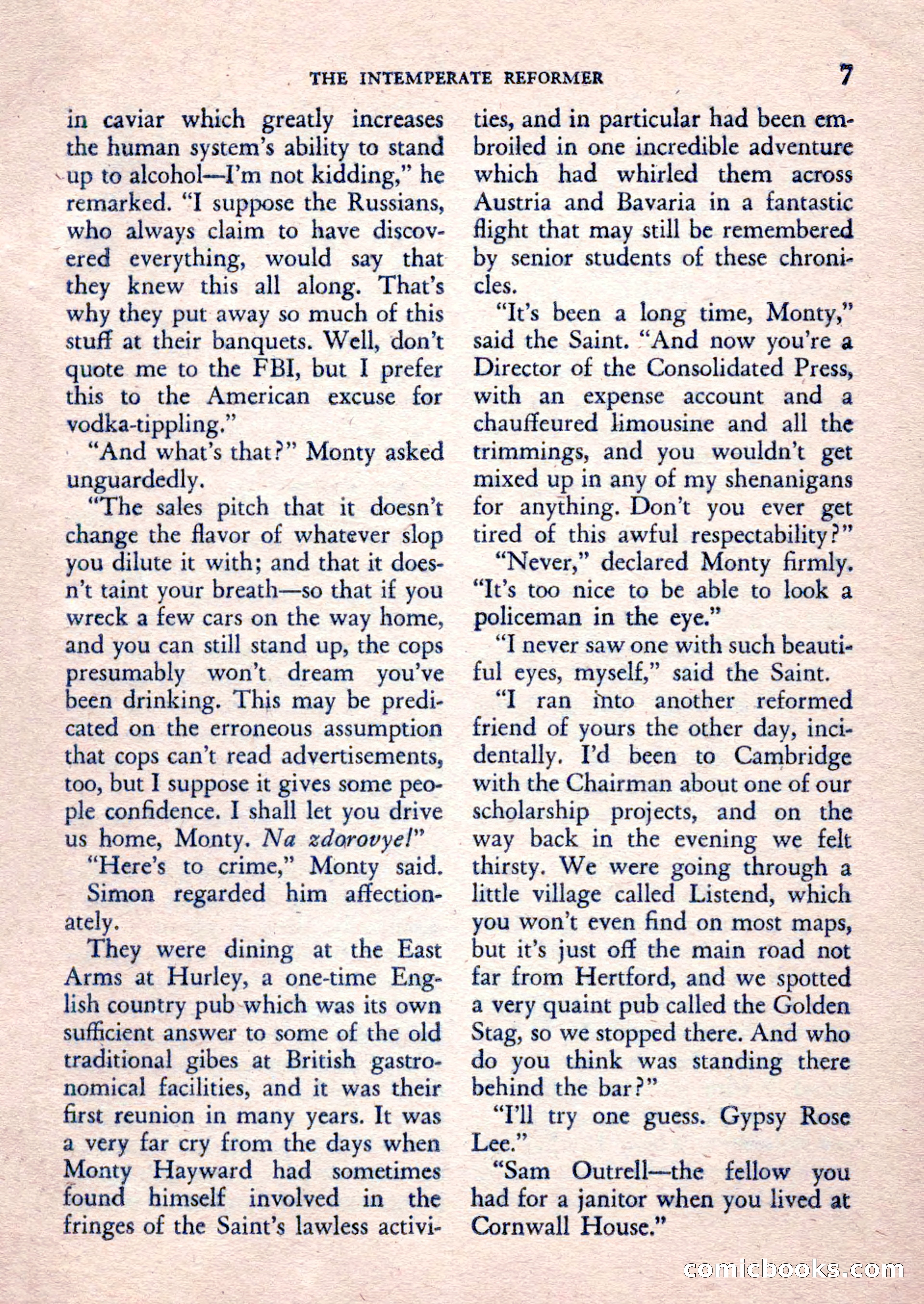 The Saint Mystery Magazine, February 1962 — page 9 of 132