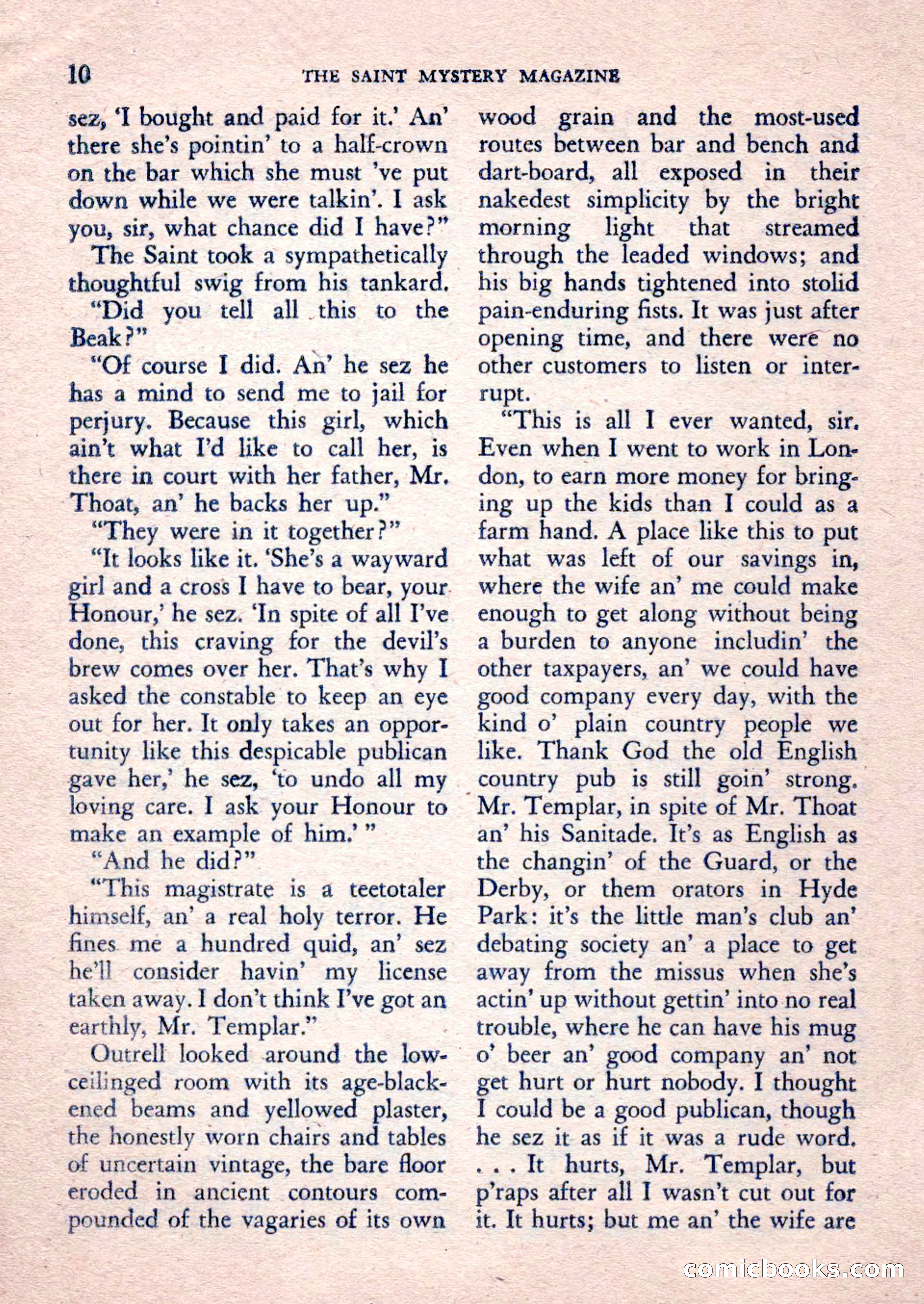 The Saint Mystery Magazine, February 1962 — page 12 of 132