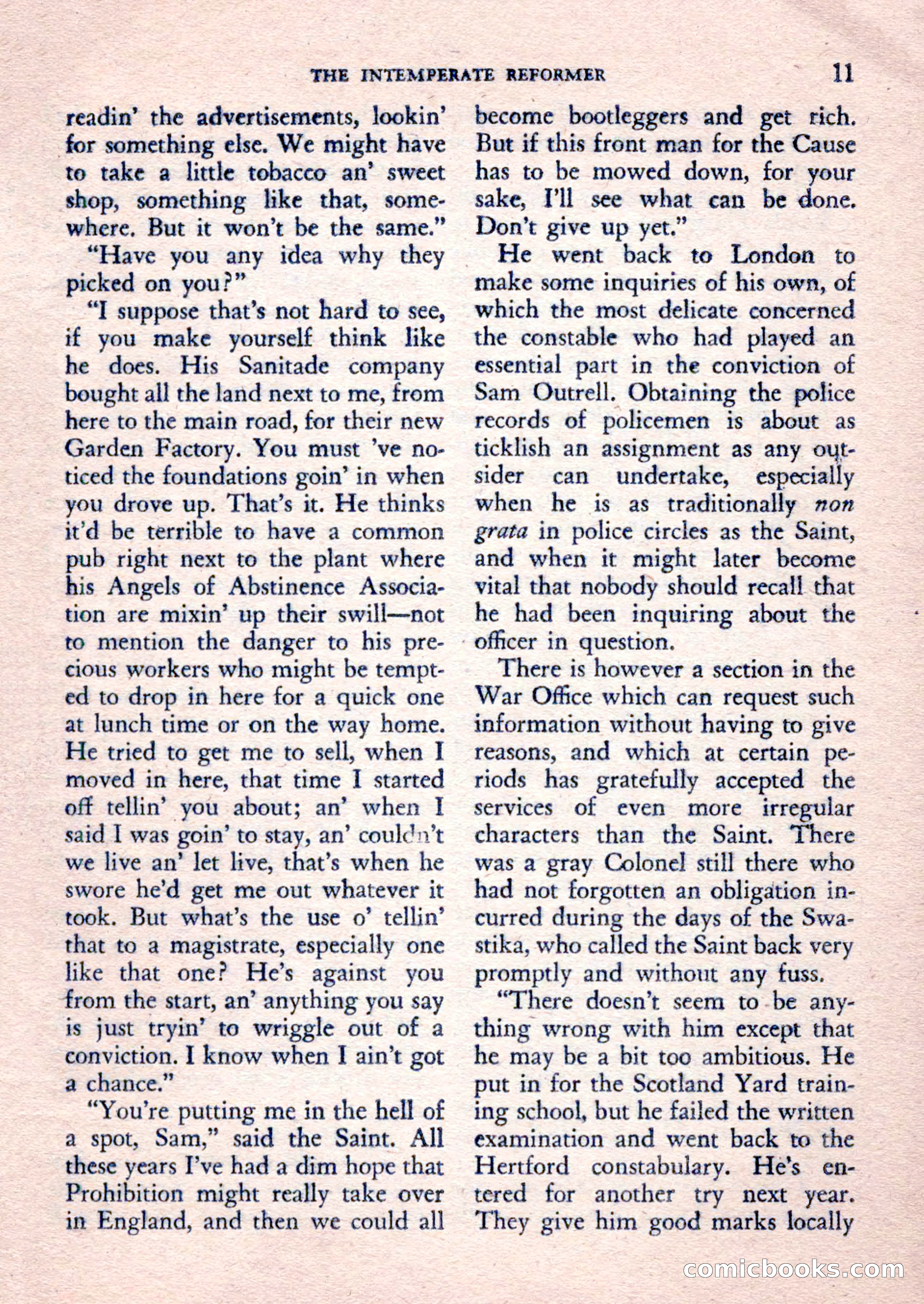 The Saint Mystery Magazine, February 1962 — page 13 of 132