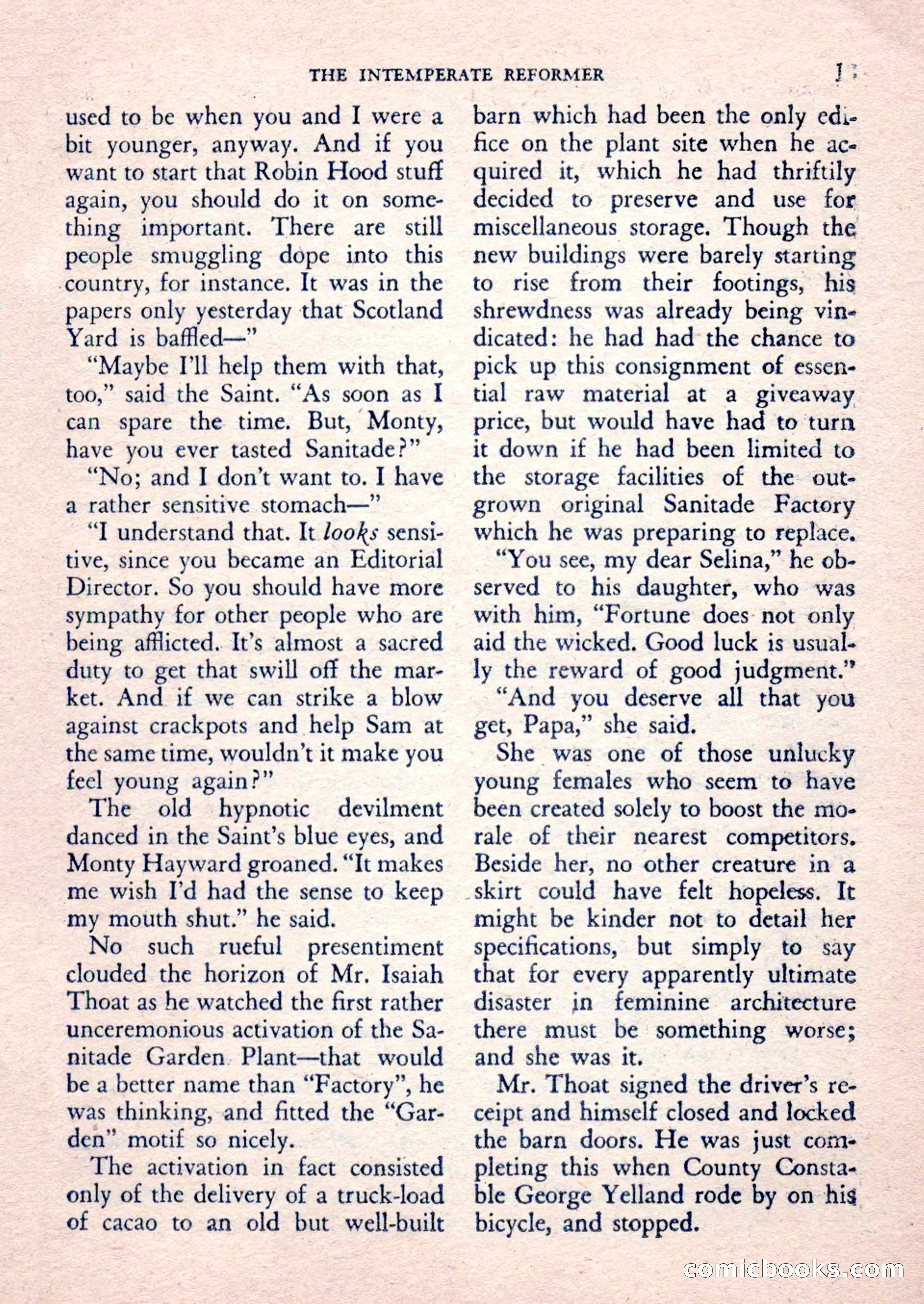 The Saint Mystery Magazine, February 1962 — page 15 of 132