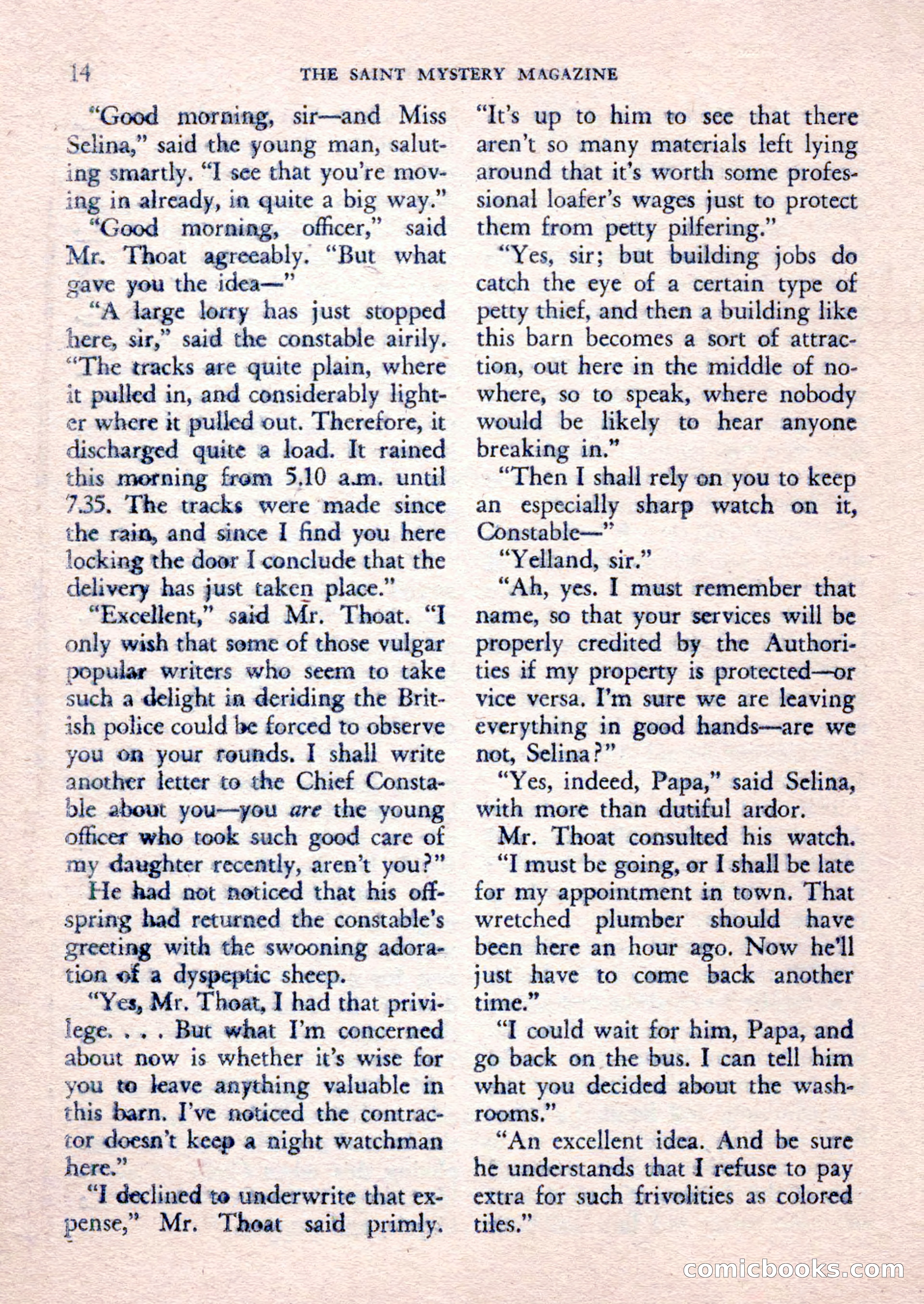 The Saint Mystery Magazine, February 1962 — page 16 of 132