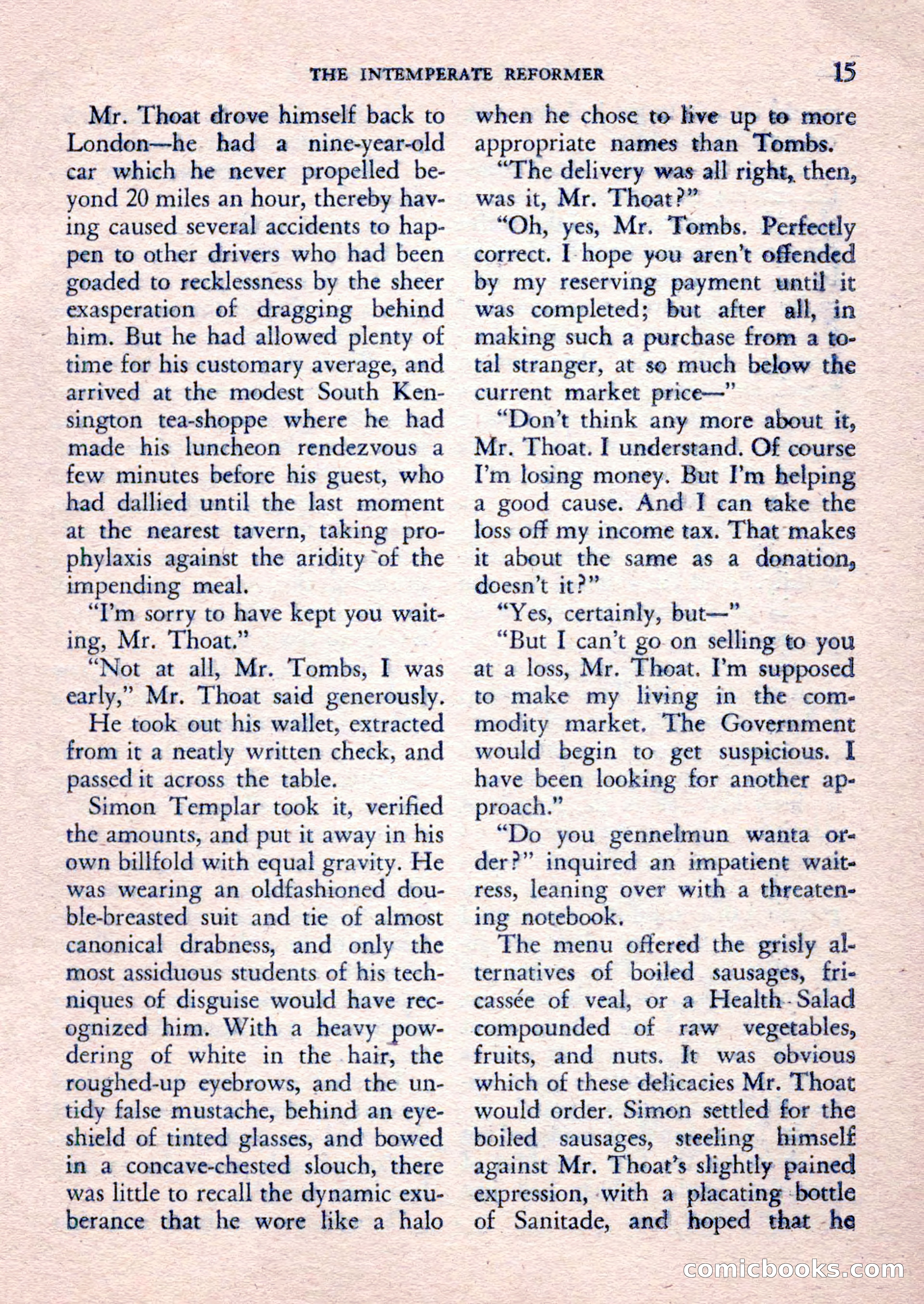 The Saint Mystery Magazine, February 1962 — page 17 of 132