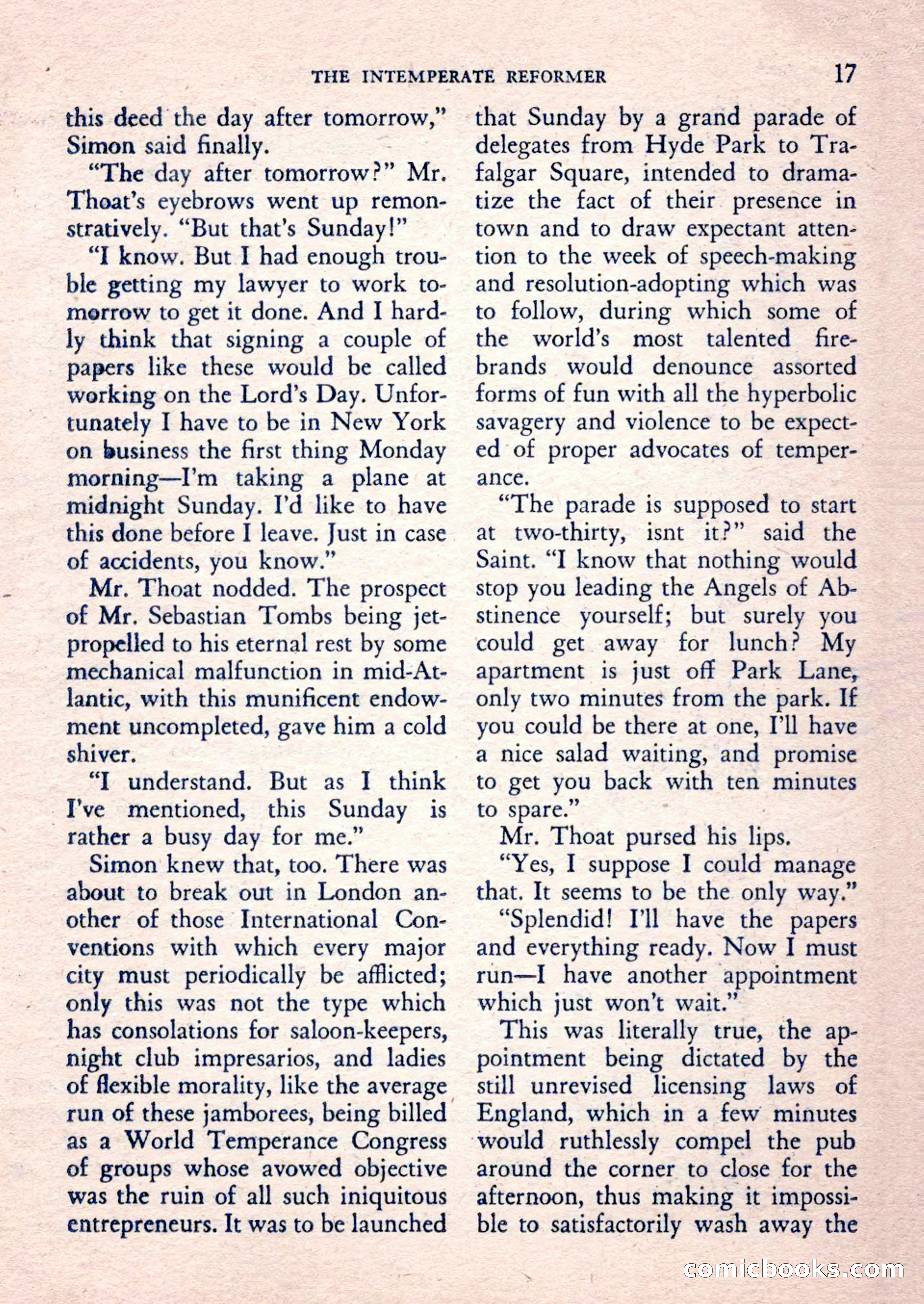 The Saint Mystery Magazine, February 1962 — page 19 of 132