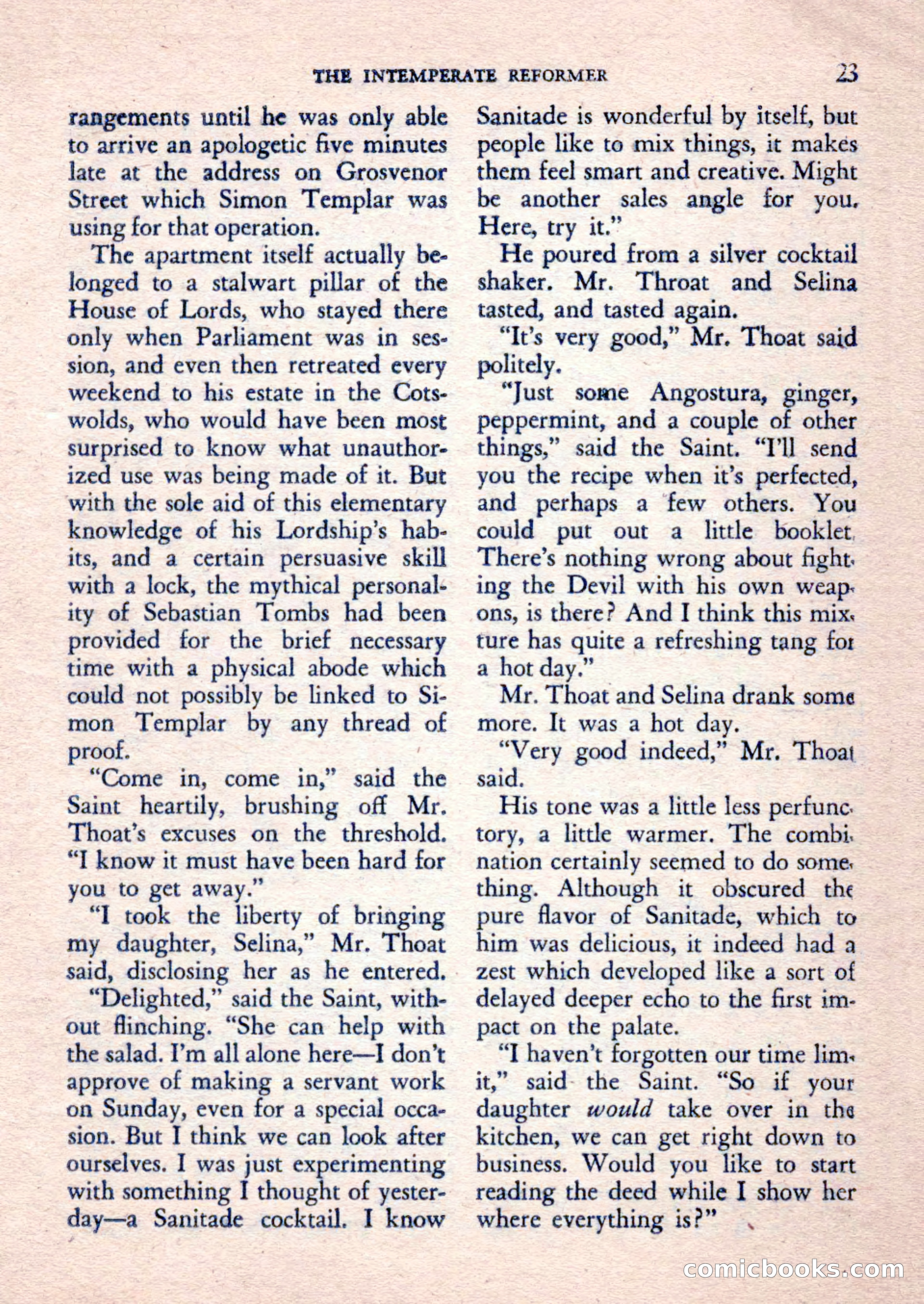 The Saint Mystery Magazine, February 1962 — page 25 of 132