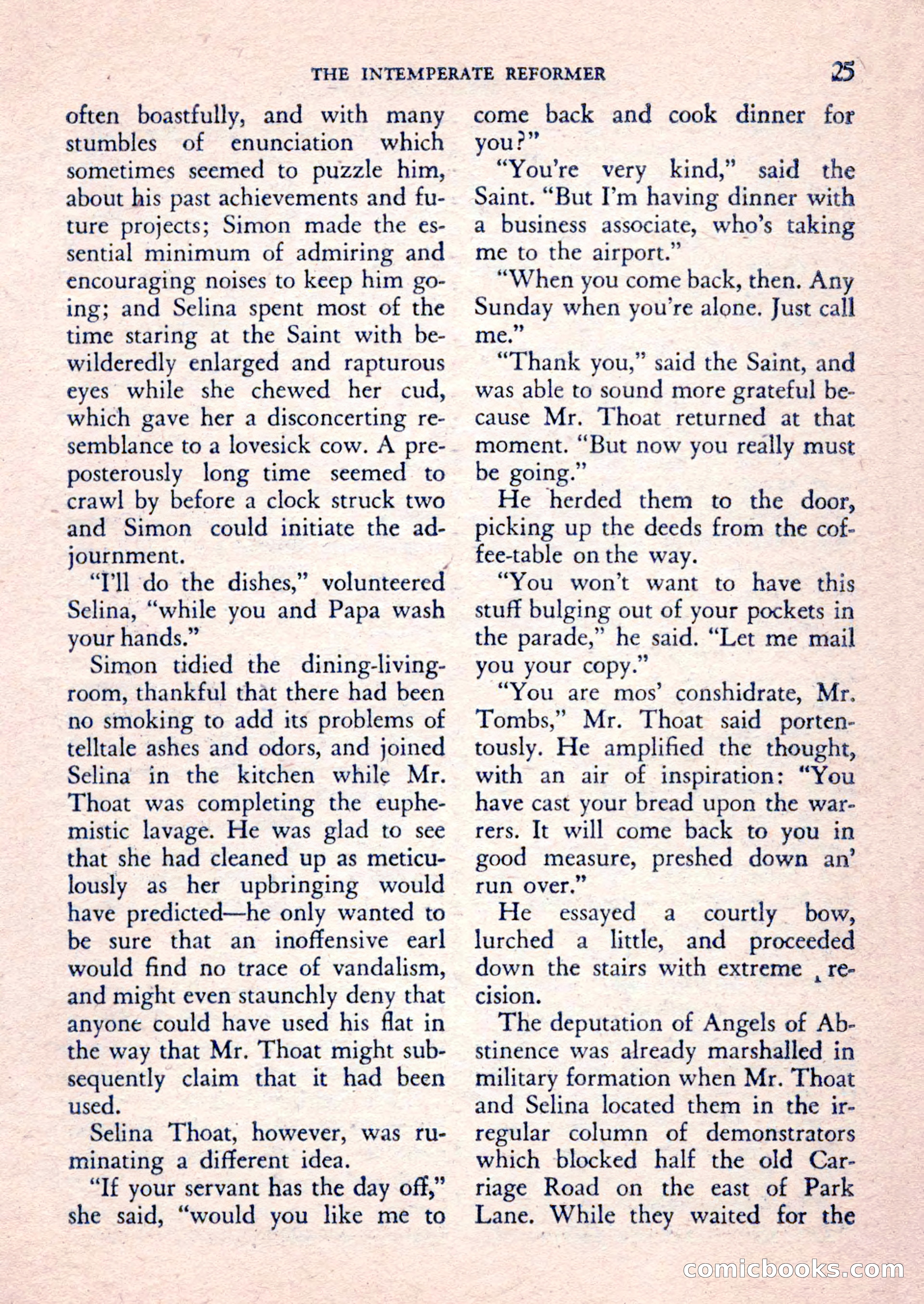 The Saint Mystery Magazine, February 1962 — page 27 of 132