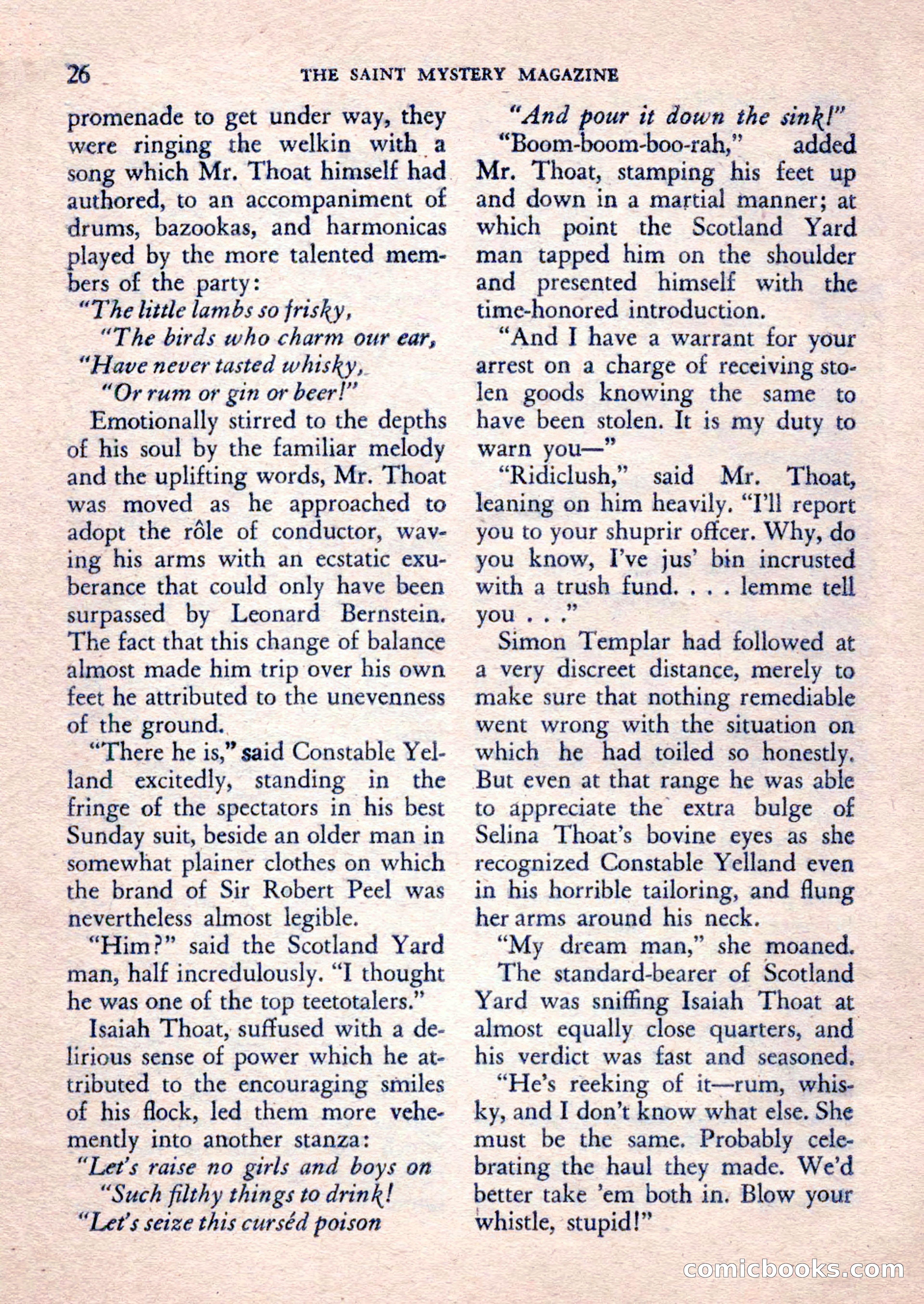 The Saint Mystery Magazine, February 1962 — page 28 of 132