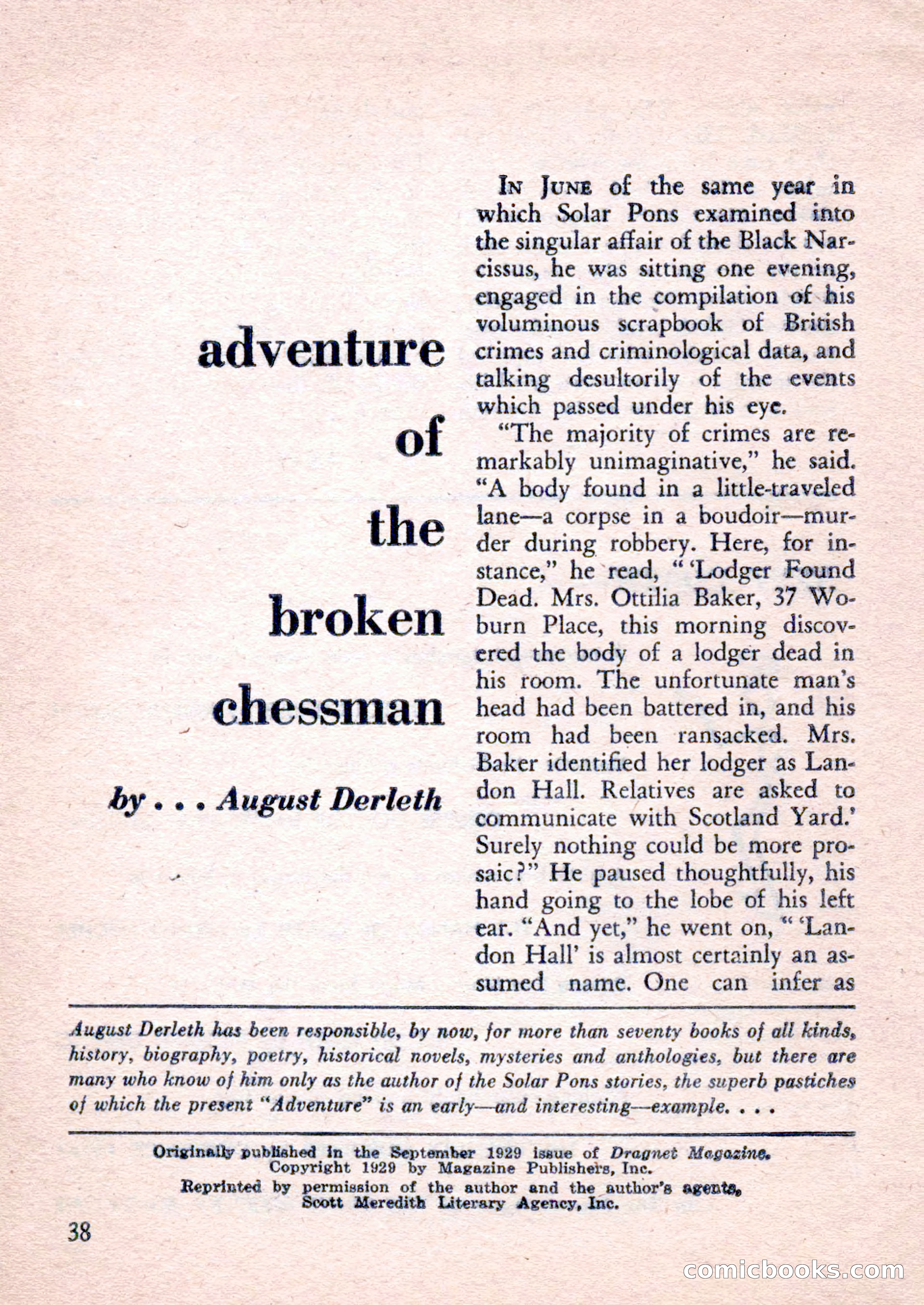 The Saint Mystery Magazine, February 1962 — page 40 of 132