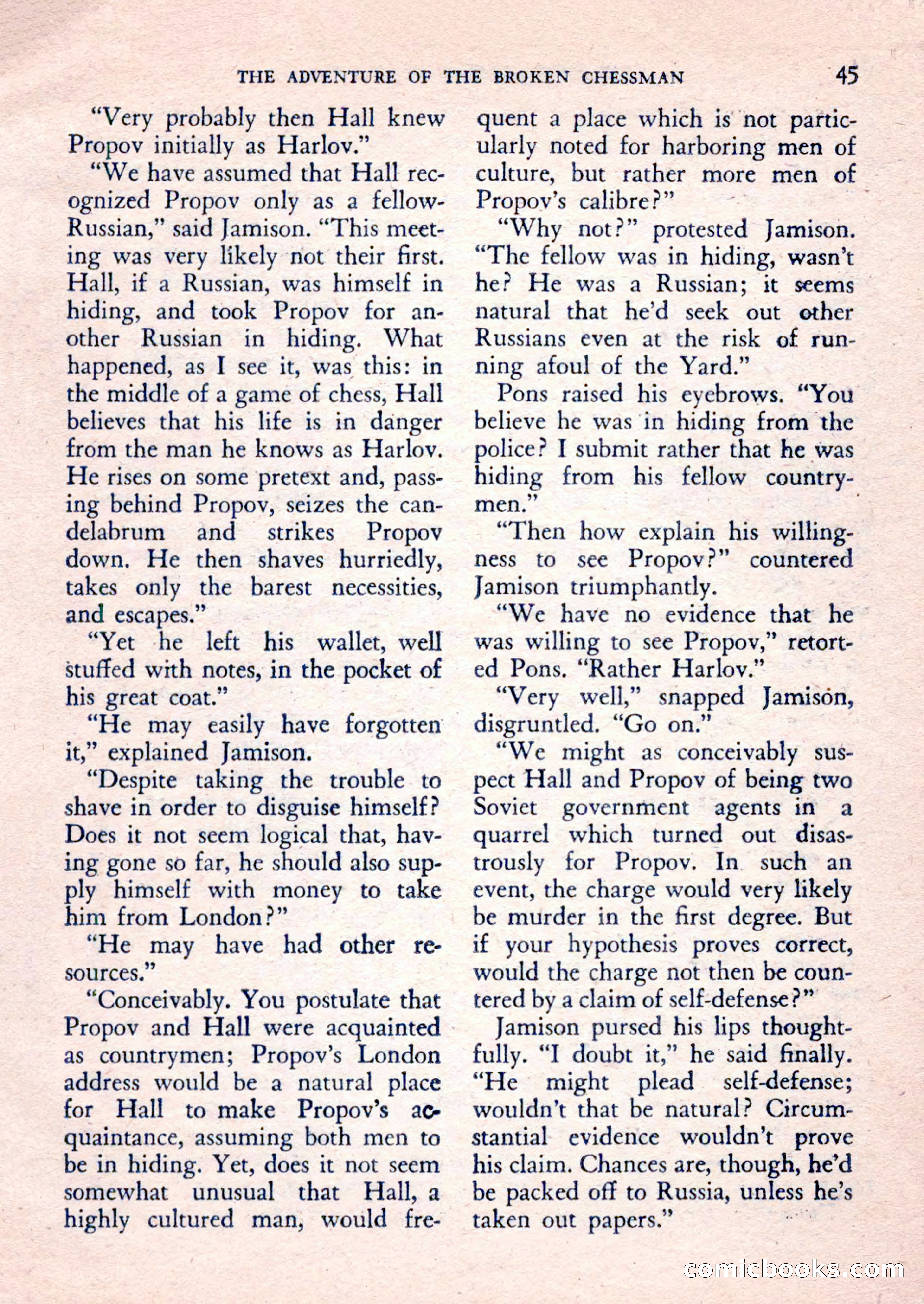 The Saint Mystery Magazine, February 1962 — page 47 of 132