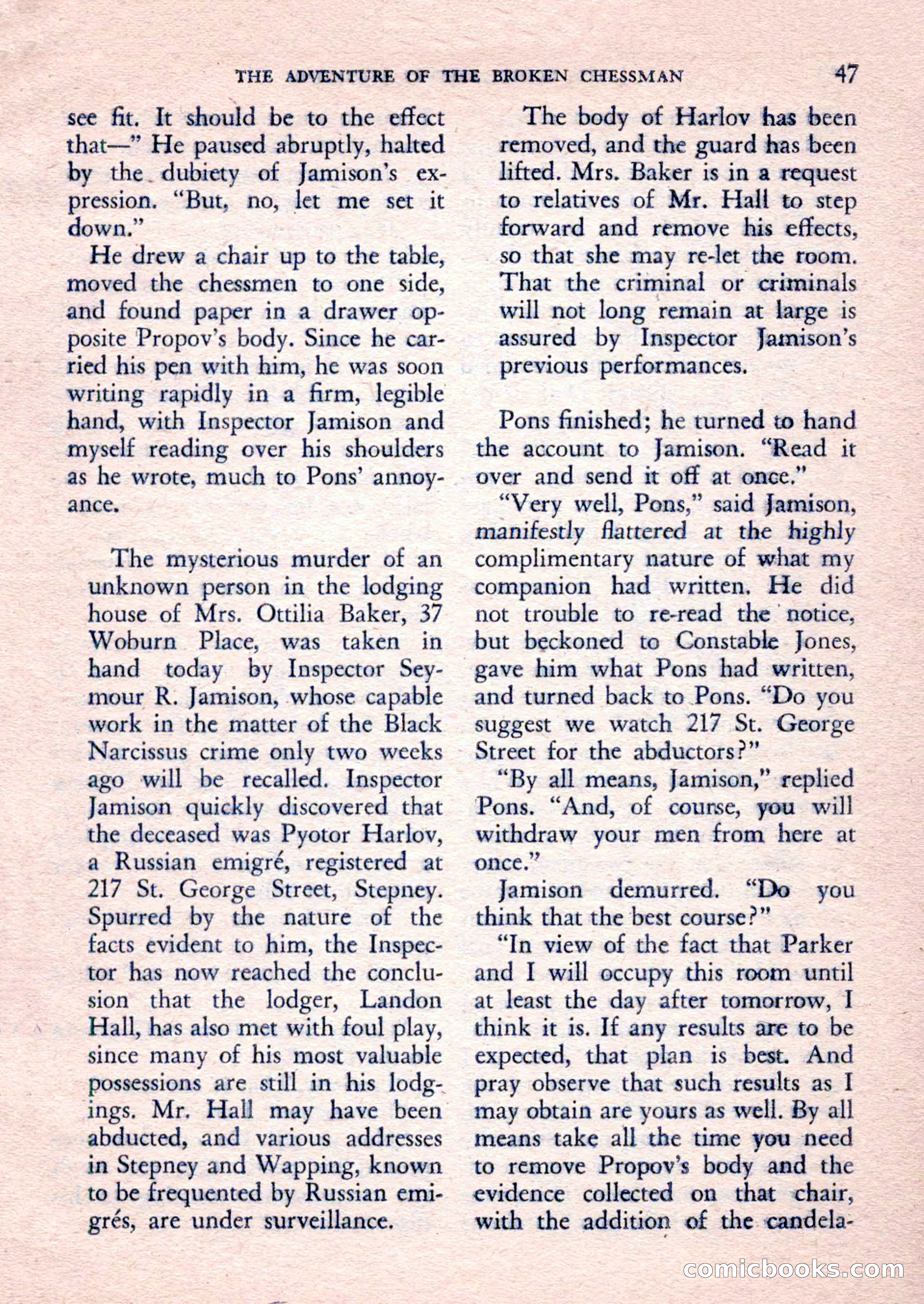 The Saint Mystery Magazine, February 1962 — page 49 of 132