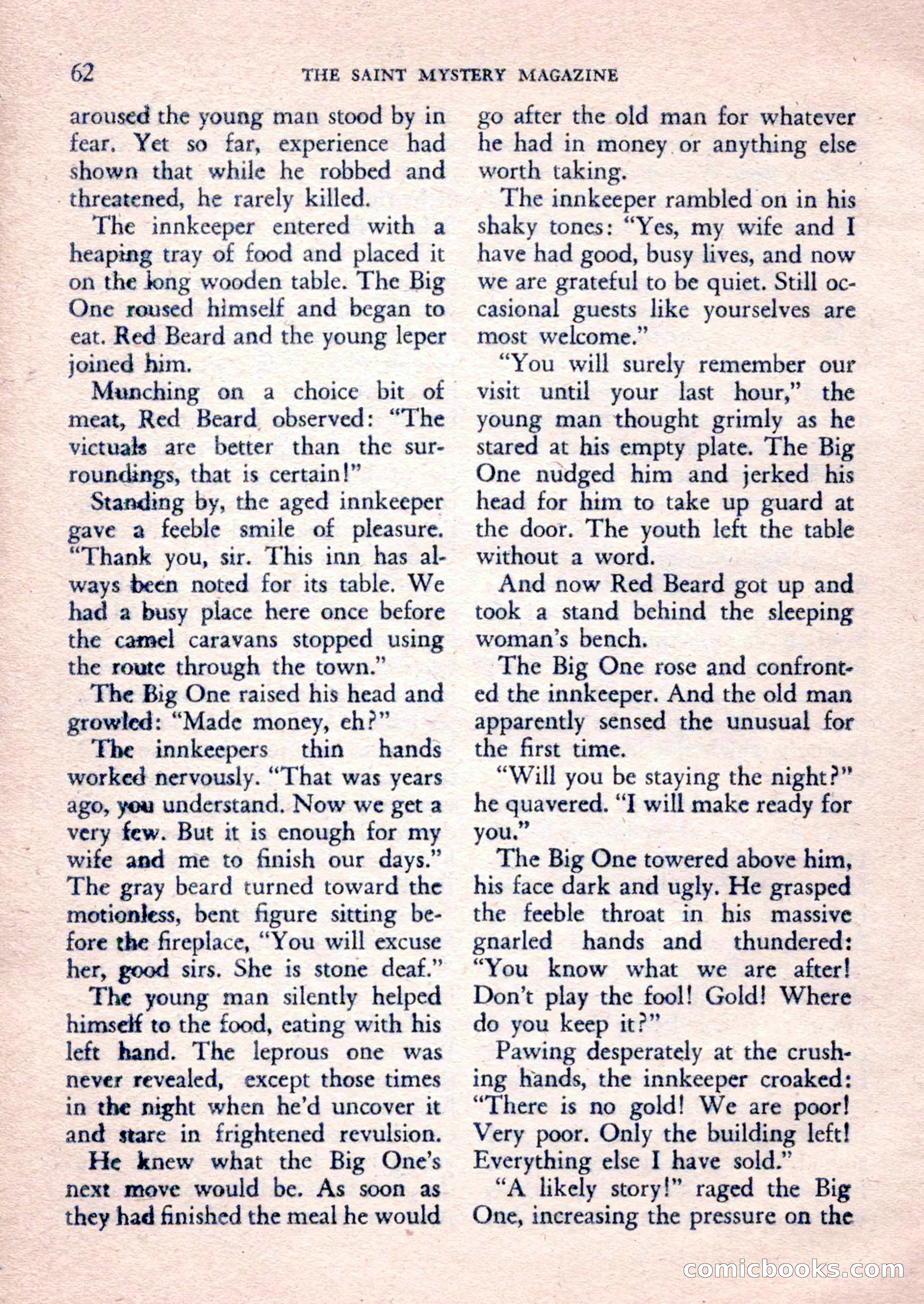 The Saint Mystery Magazine, February 1962 — page 64 of 132