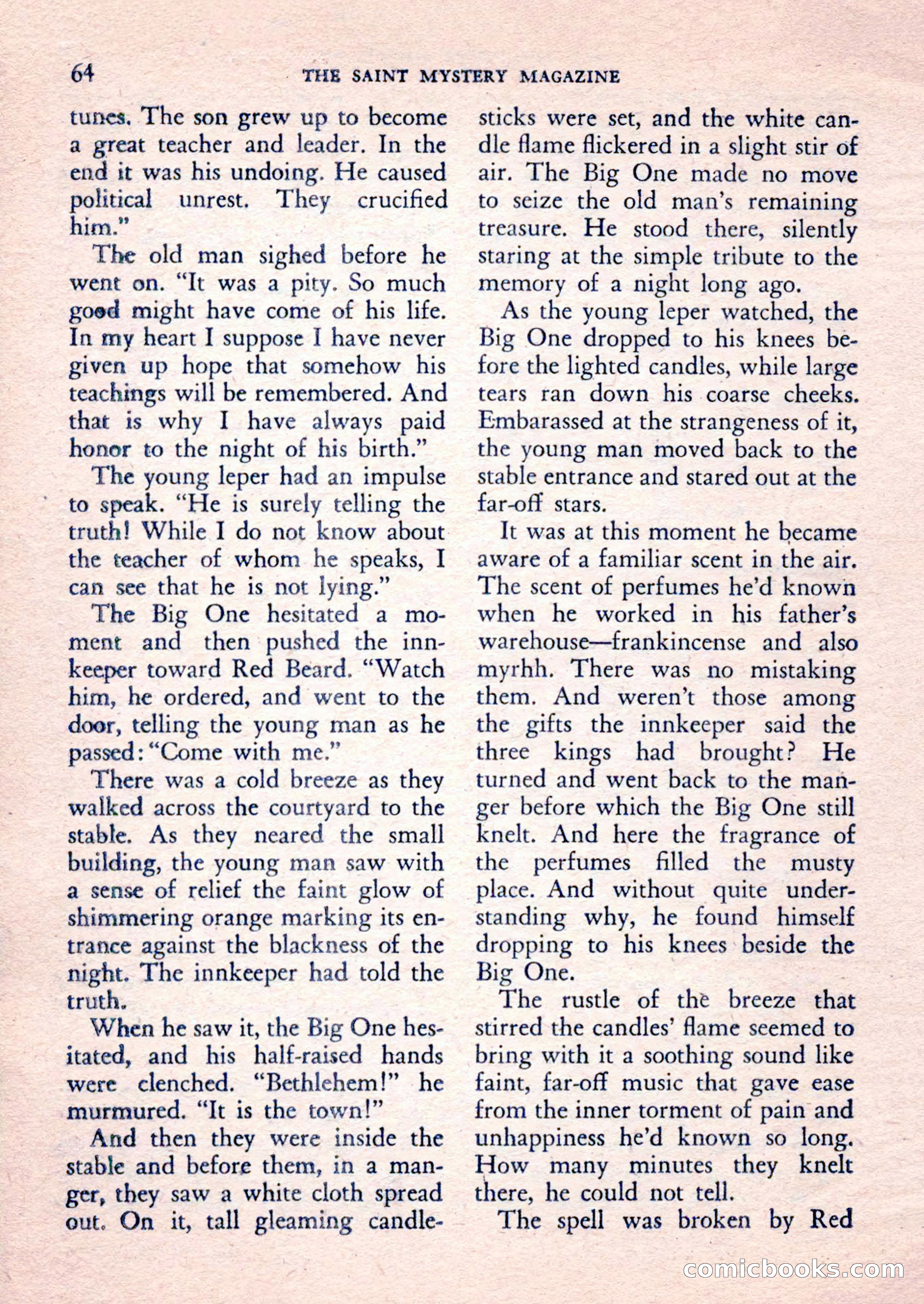 The Saint Mystery Magazine, February 1962 — page 66 of 132