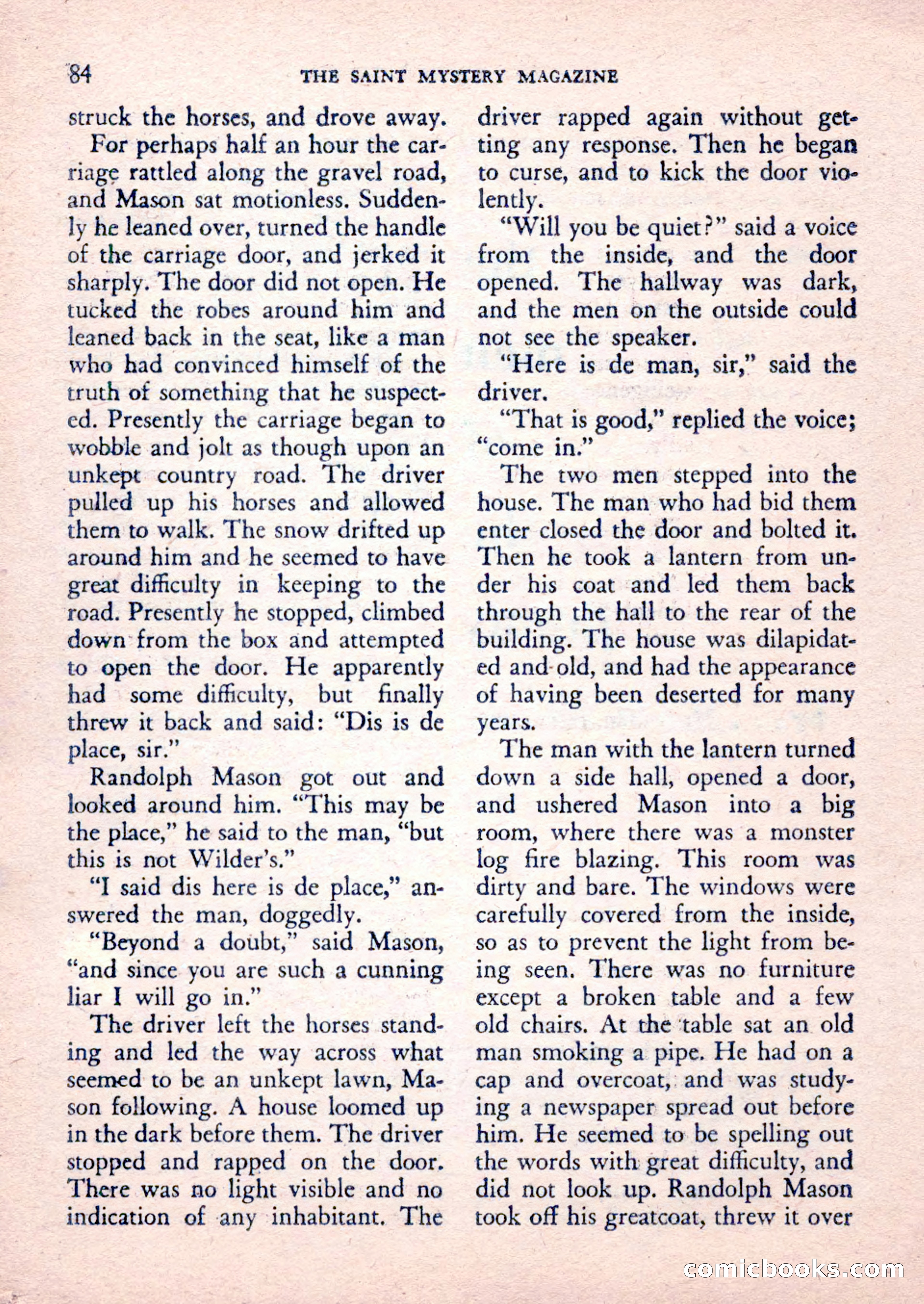 The Saint Mystery Magazine, February 1962 — page 86 of 132