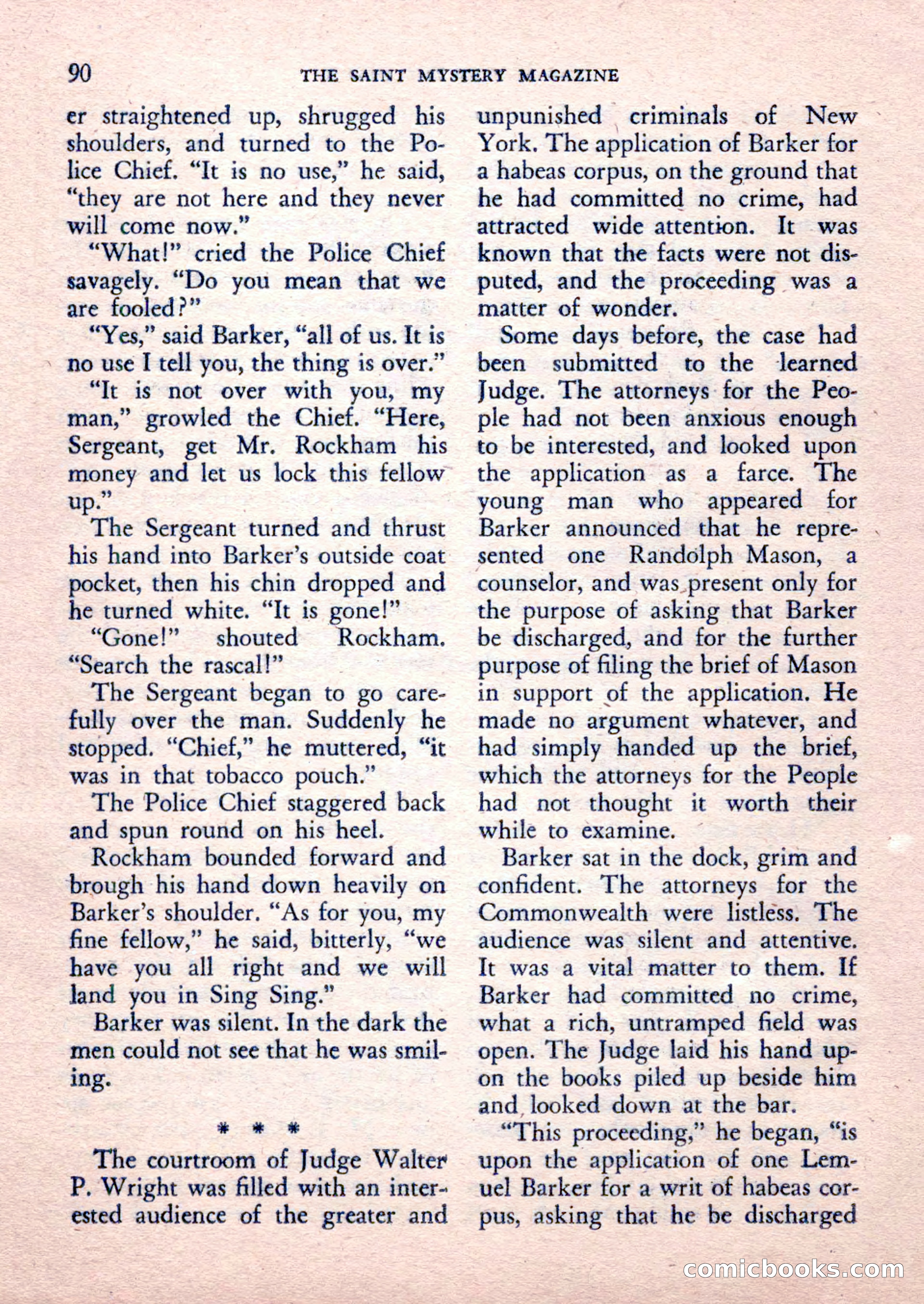 The Saint Mystery Magazine, February 1962 — page 92 of 132