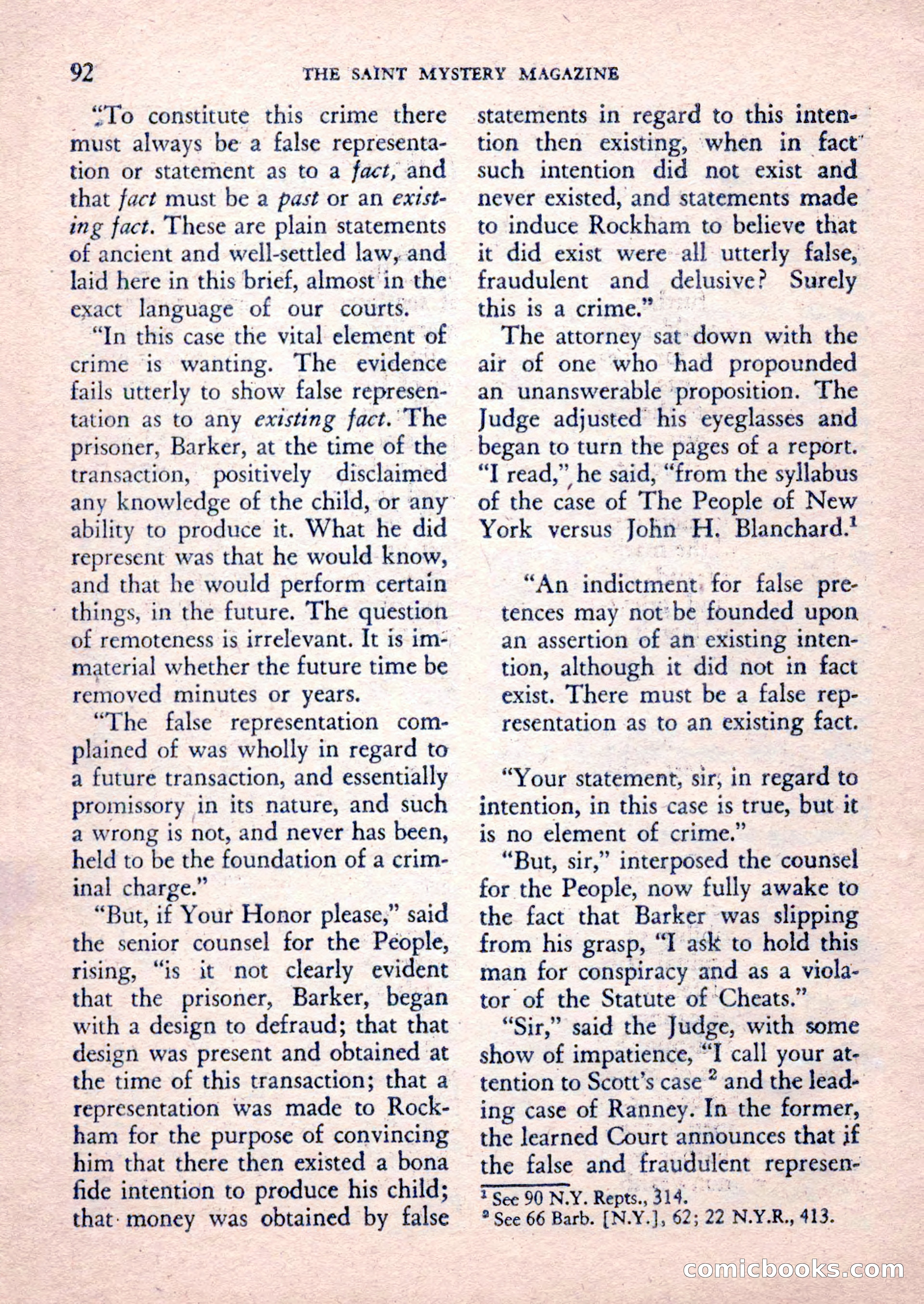 The Saint Mystery Magazine, February 1962 — page 94 of 132