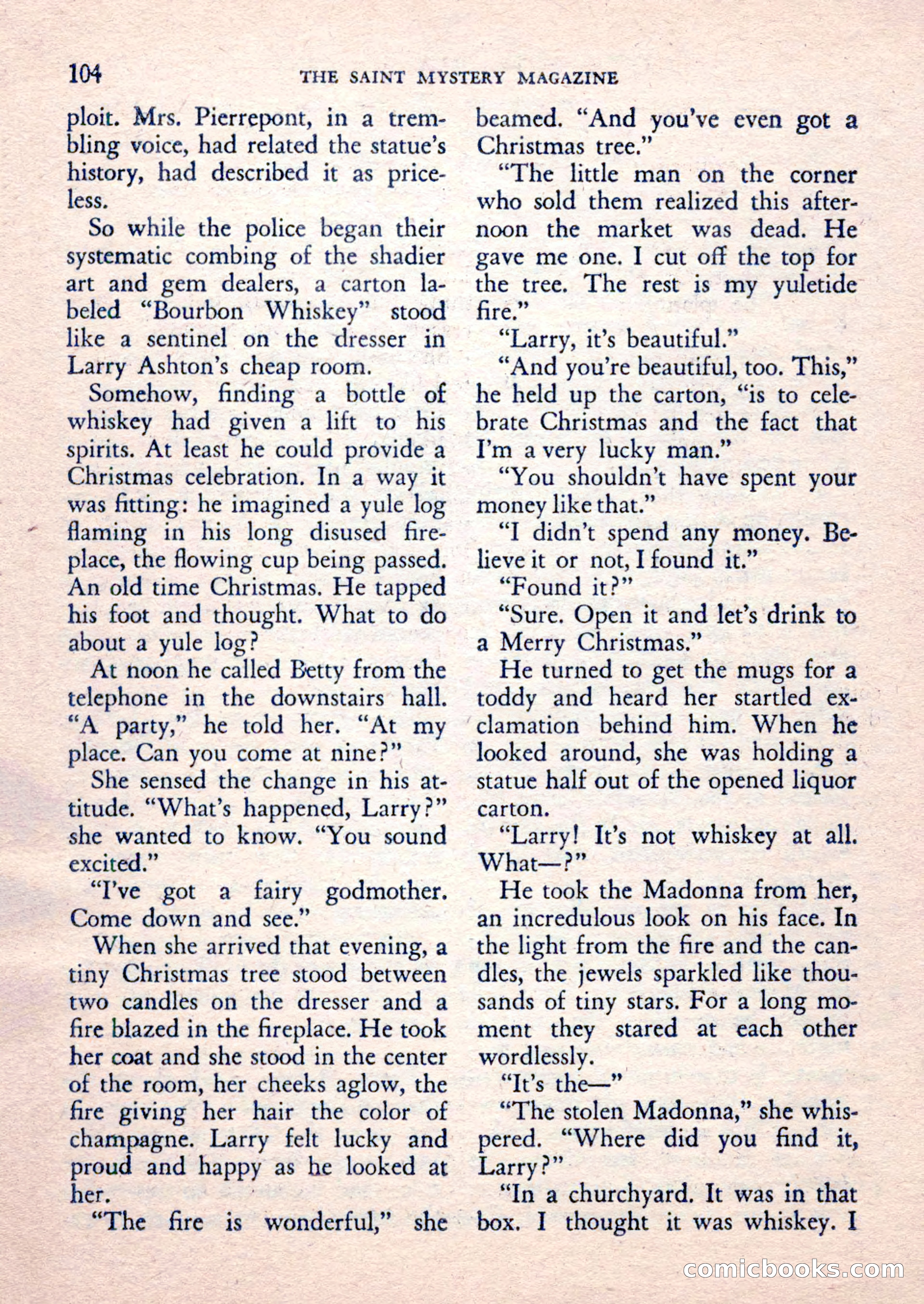 The Saint Mystery Magazine, February 1962 — page 106 of 132