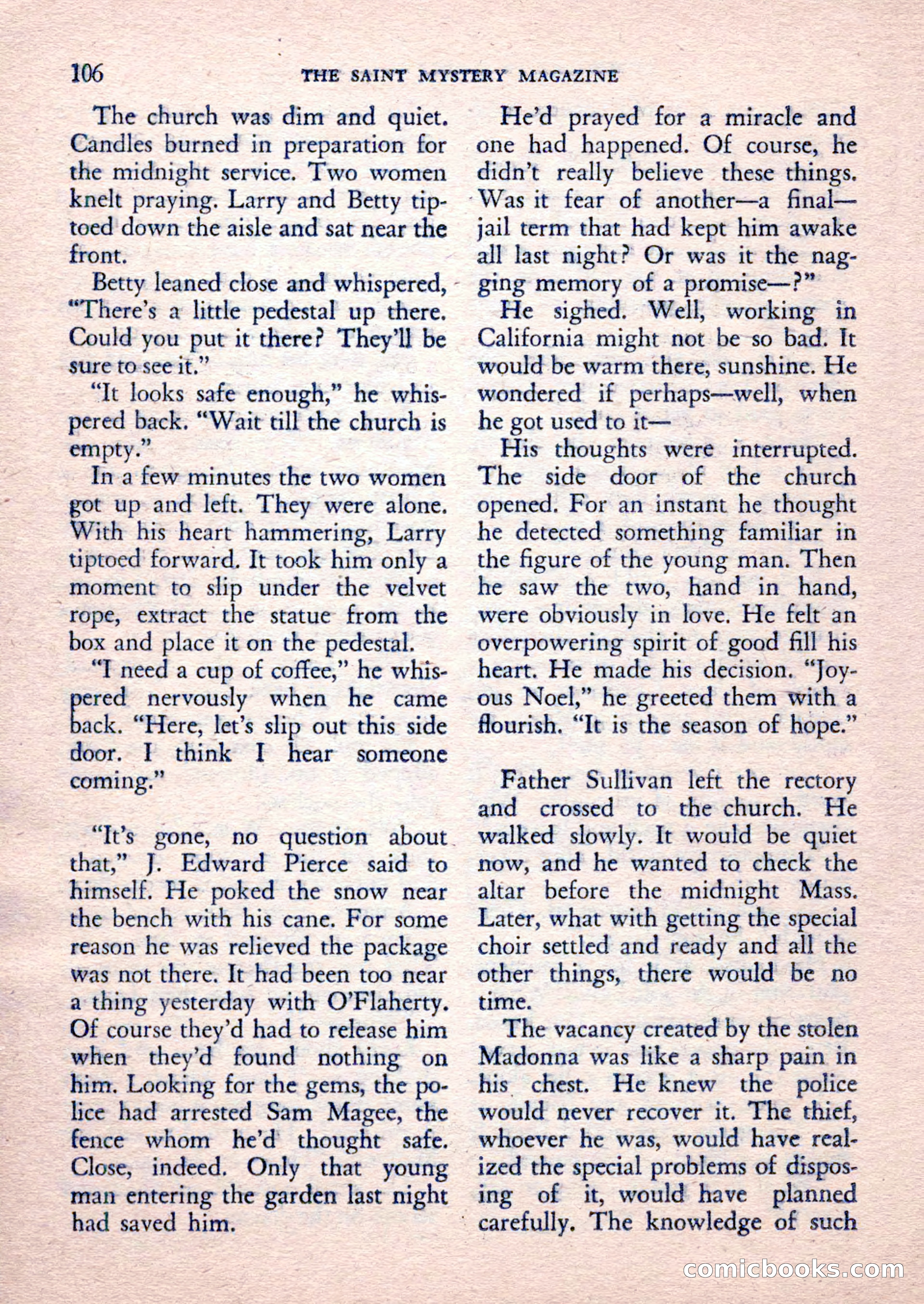 The Saint Mystery Magazine, February 1962 — page 108 of 132