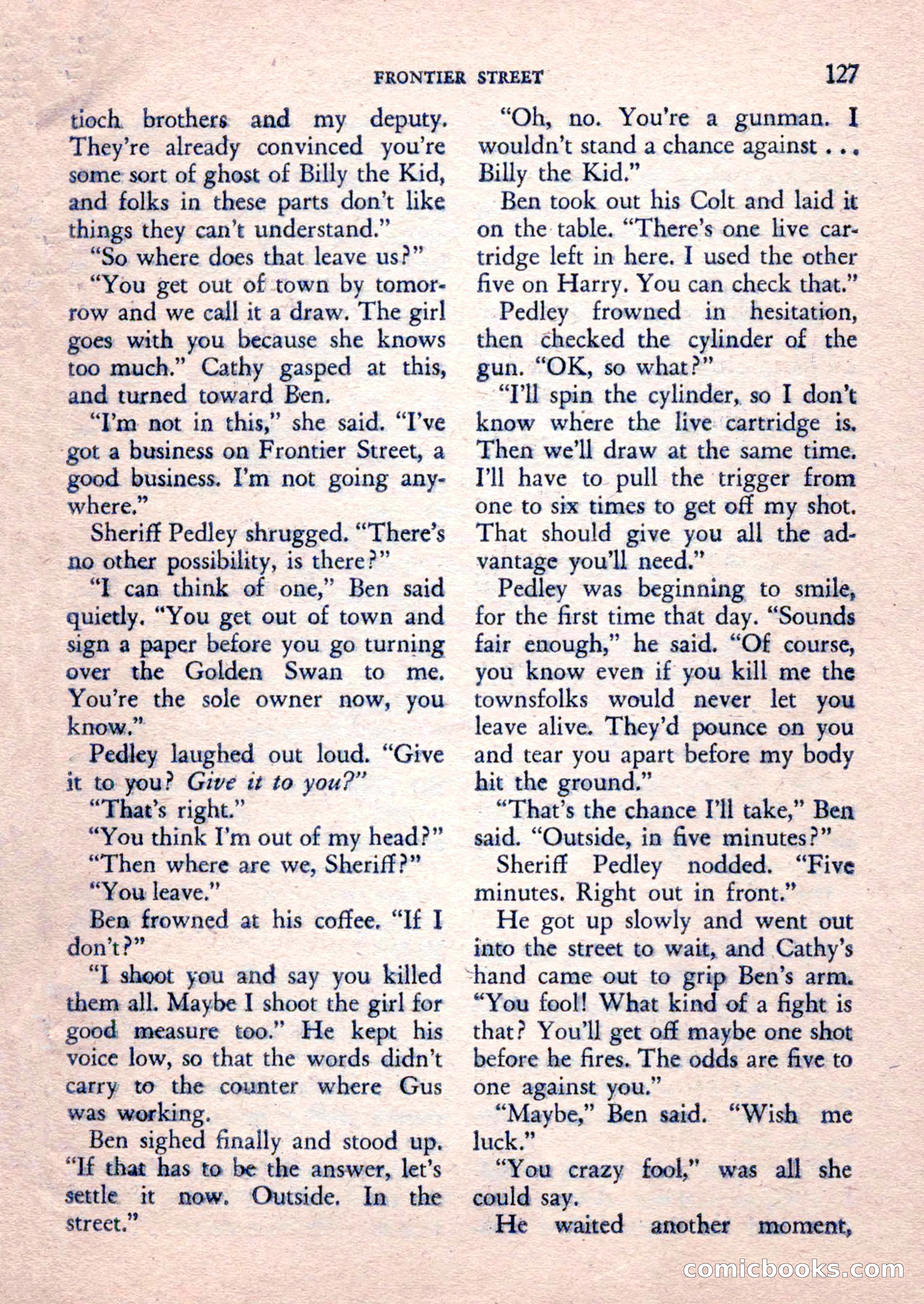 The Saint Mystery Magazine, February 1962 — page 129 of 132