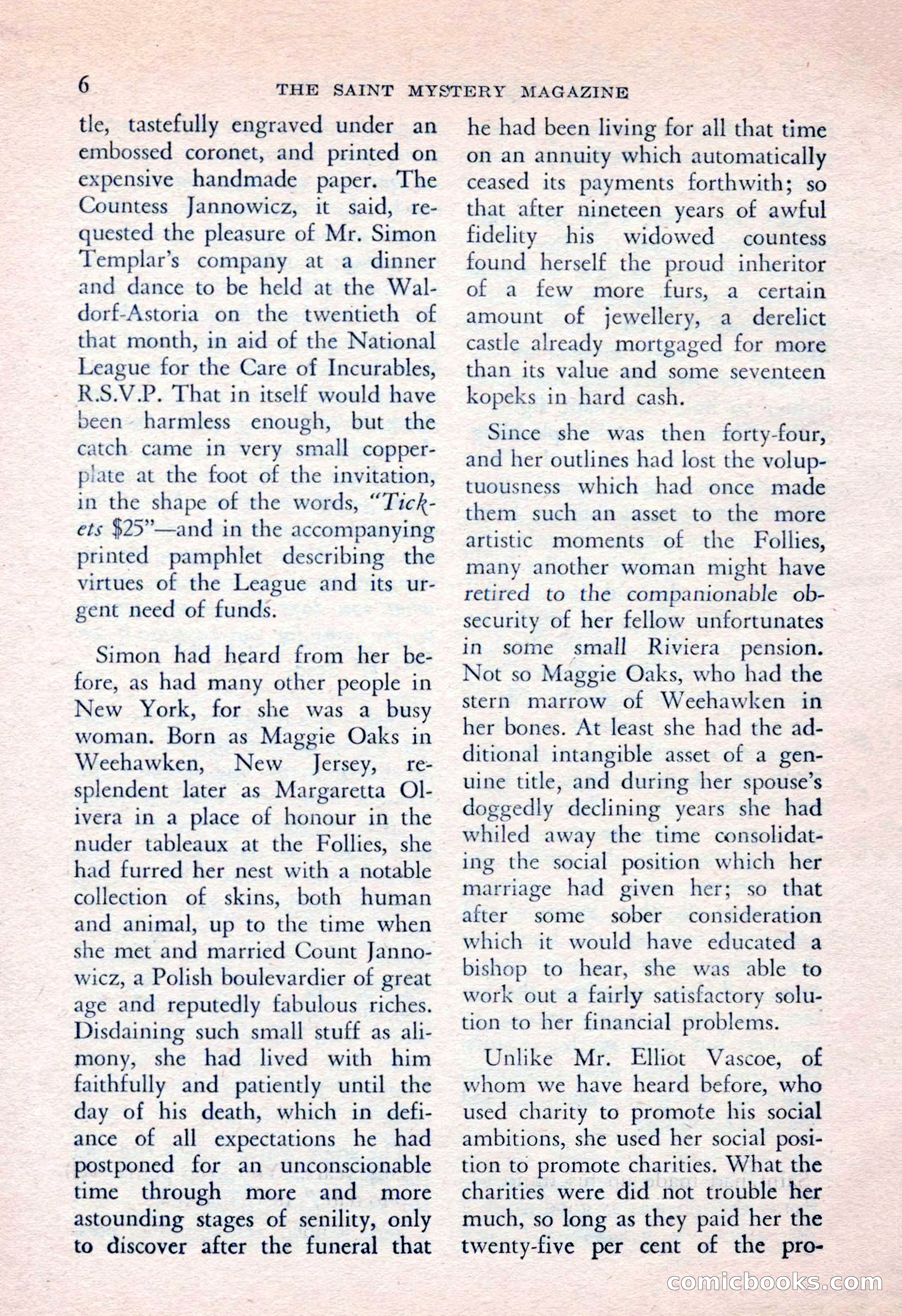 The Saint Mystery Magazine, April 1962 — page 8 of 132