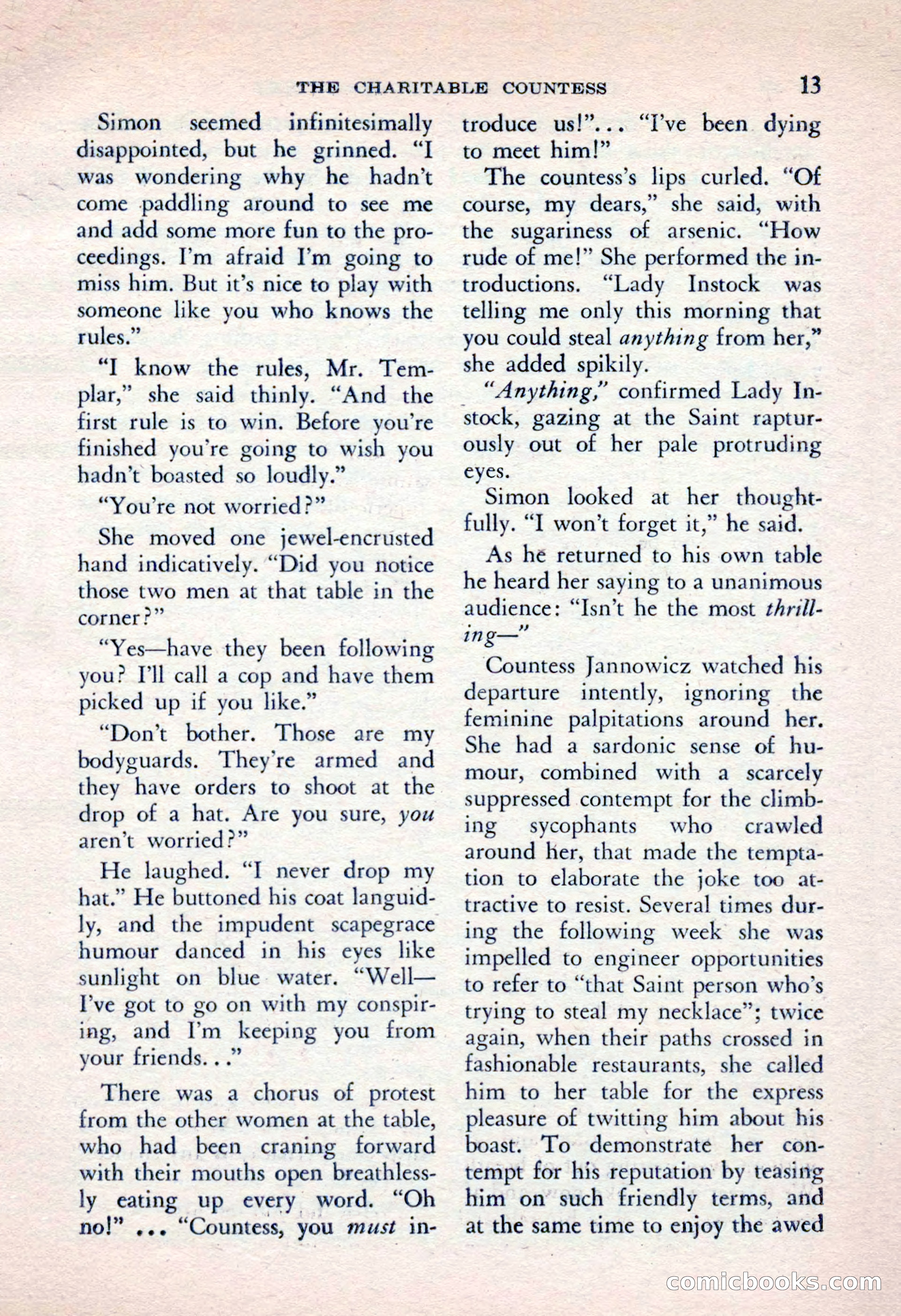The Saint Mystery Magazine, April 1962 — page 15 of 132
